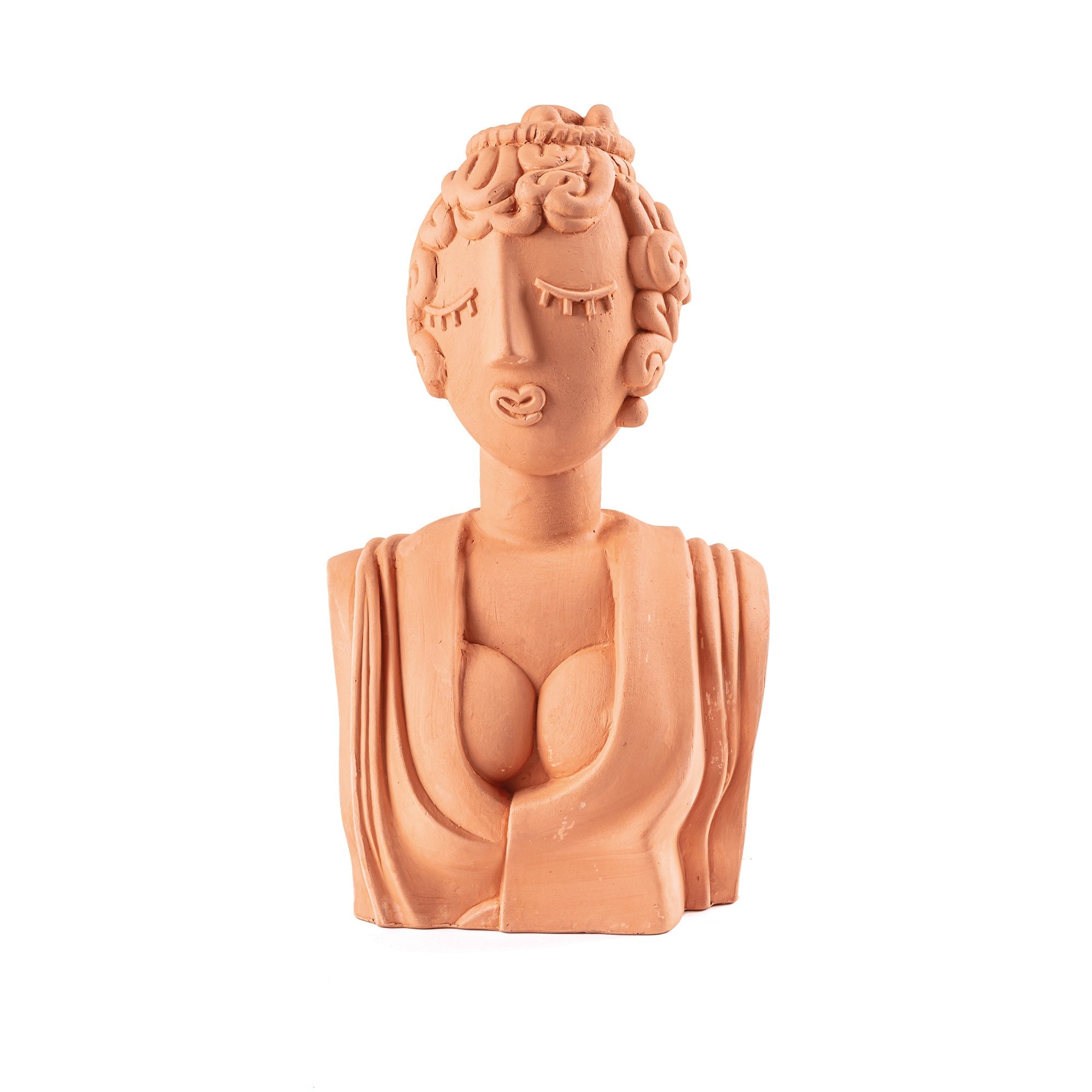 Magna Graecia Terracotta Bust Poppea by DEKOR - Resin Society