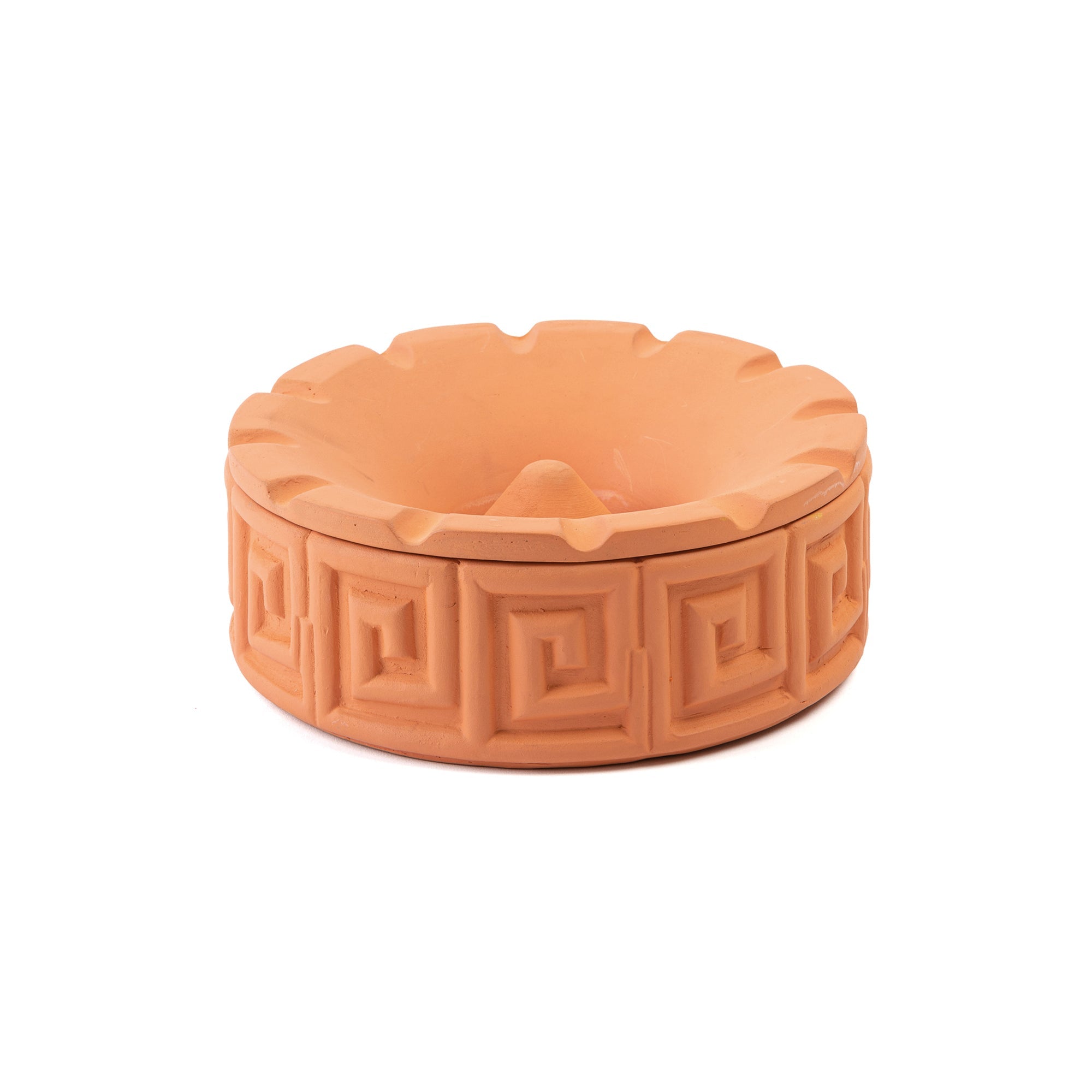 Magna Graecia Terracotta Ashtray Greche by DEKOR - Resin Society