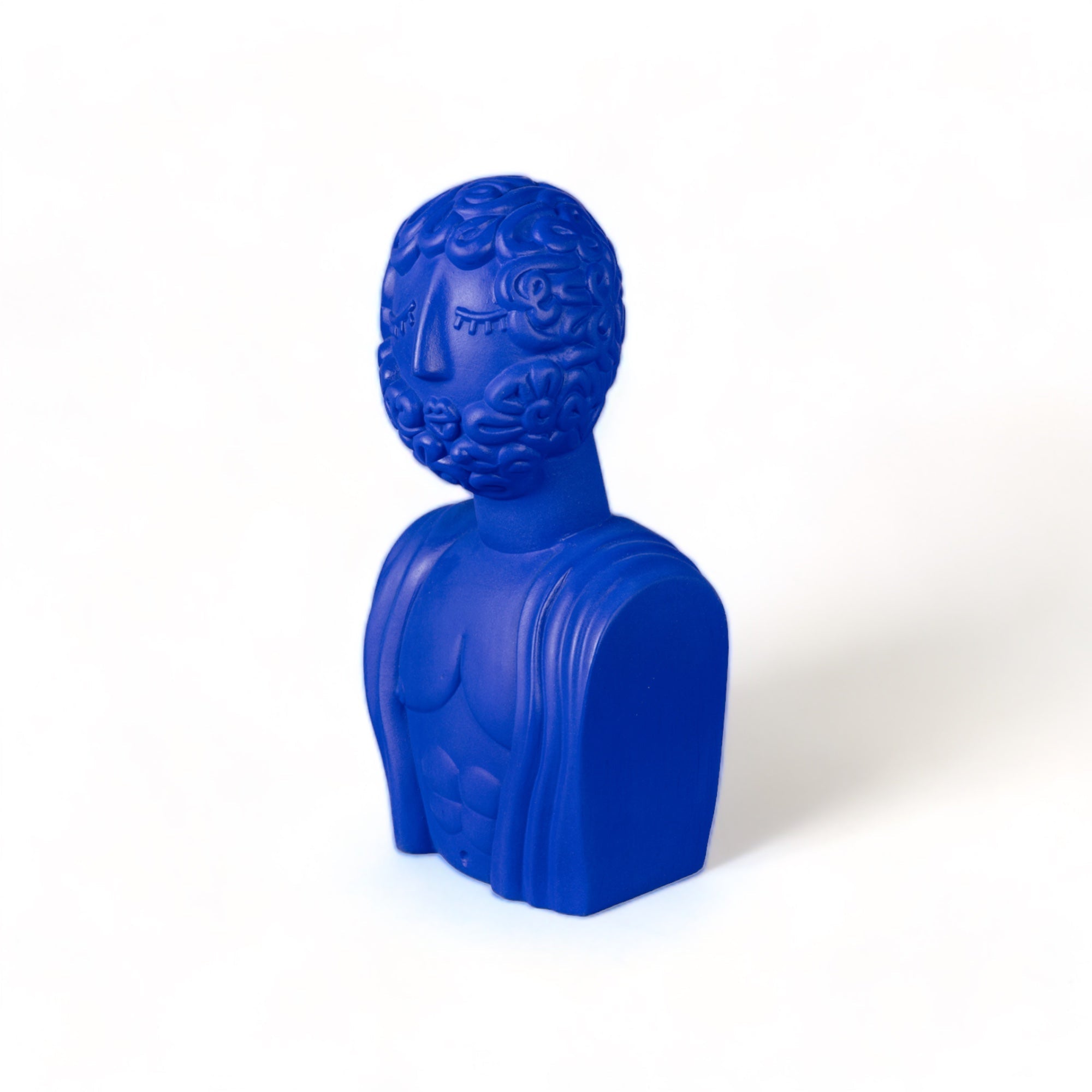 Terracotta Bust Man Blue by DEKOR - product image 3 for Resin Society