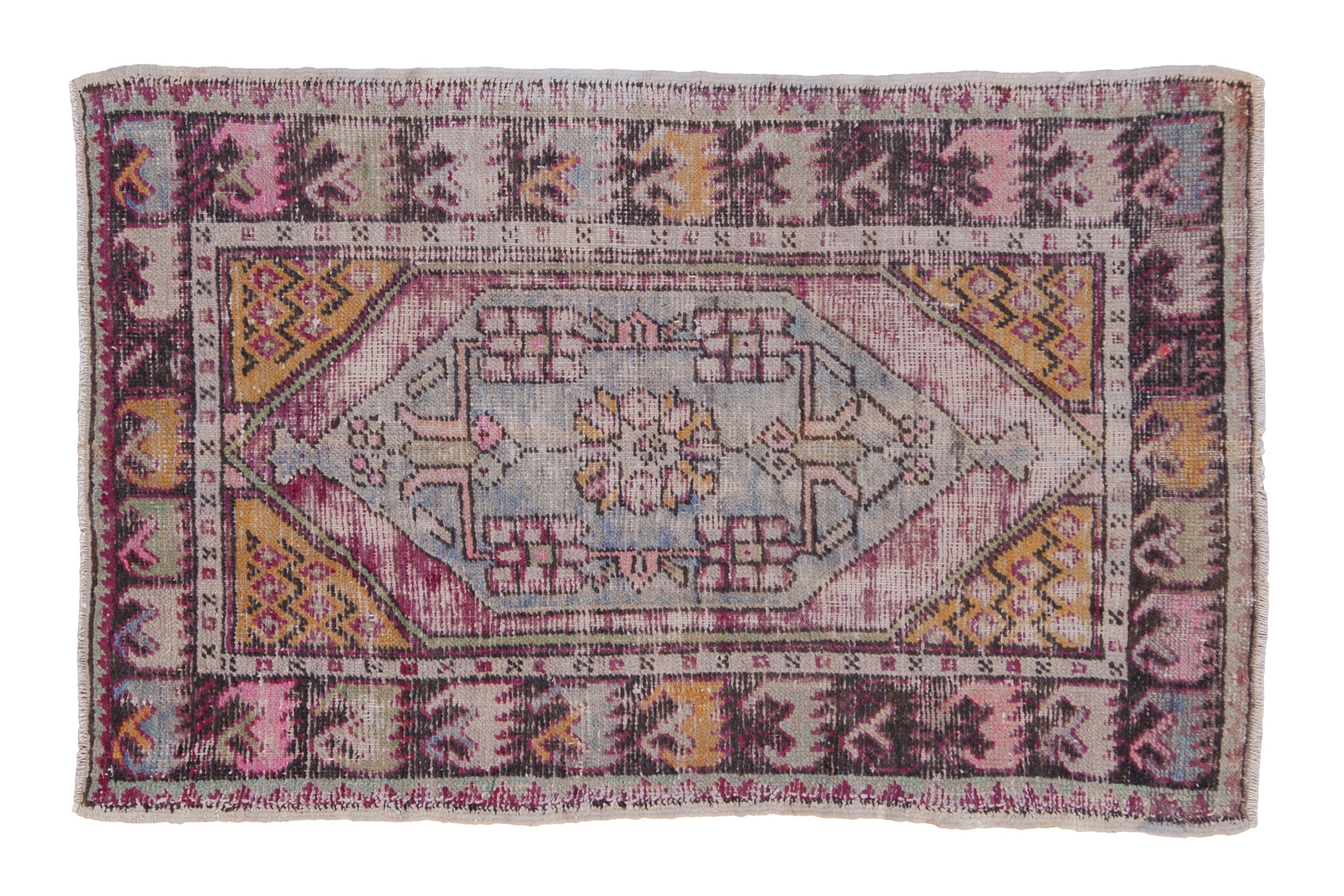 2.5x4 Vintage Distressed Oushak Rug by Old New House® - main product image for Resin Society