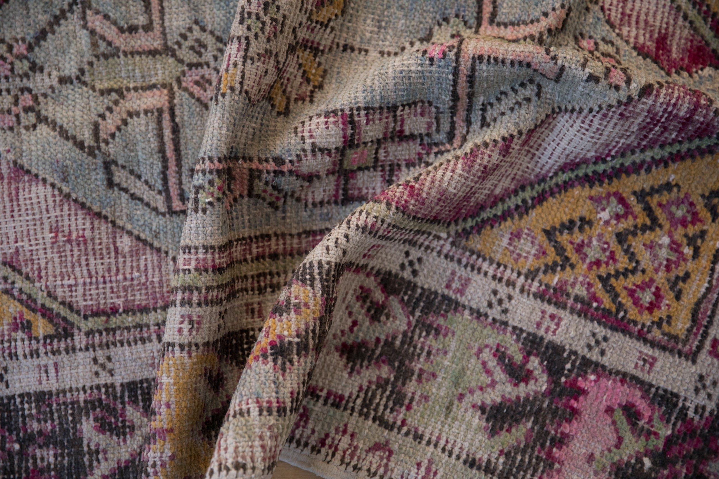 2.5x4 Vintage Distressed Oushak Rug by Old New House® - product image 8 for Resin Society
