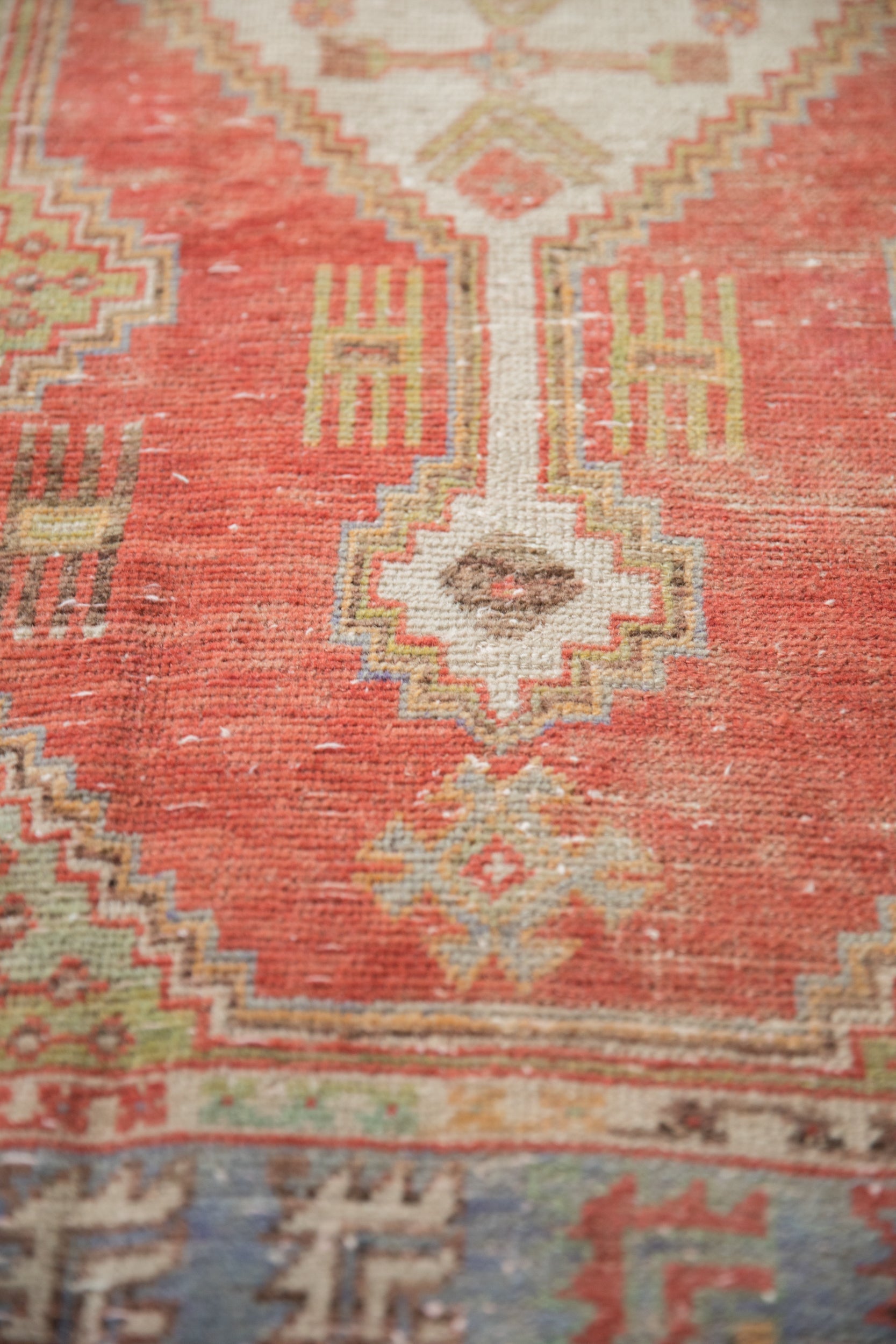 2.5x5 Vintage Distressed Oushak Rug Runner by Old New House® - product image 5 for Resin Society