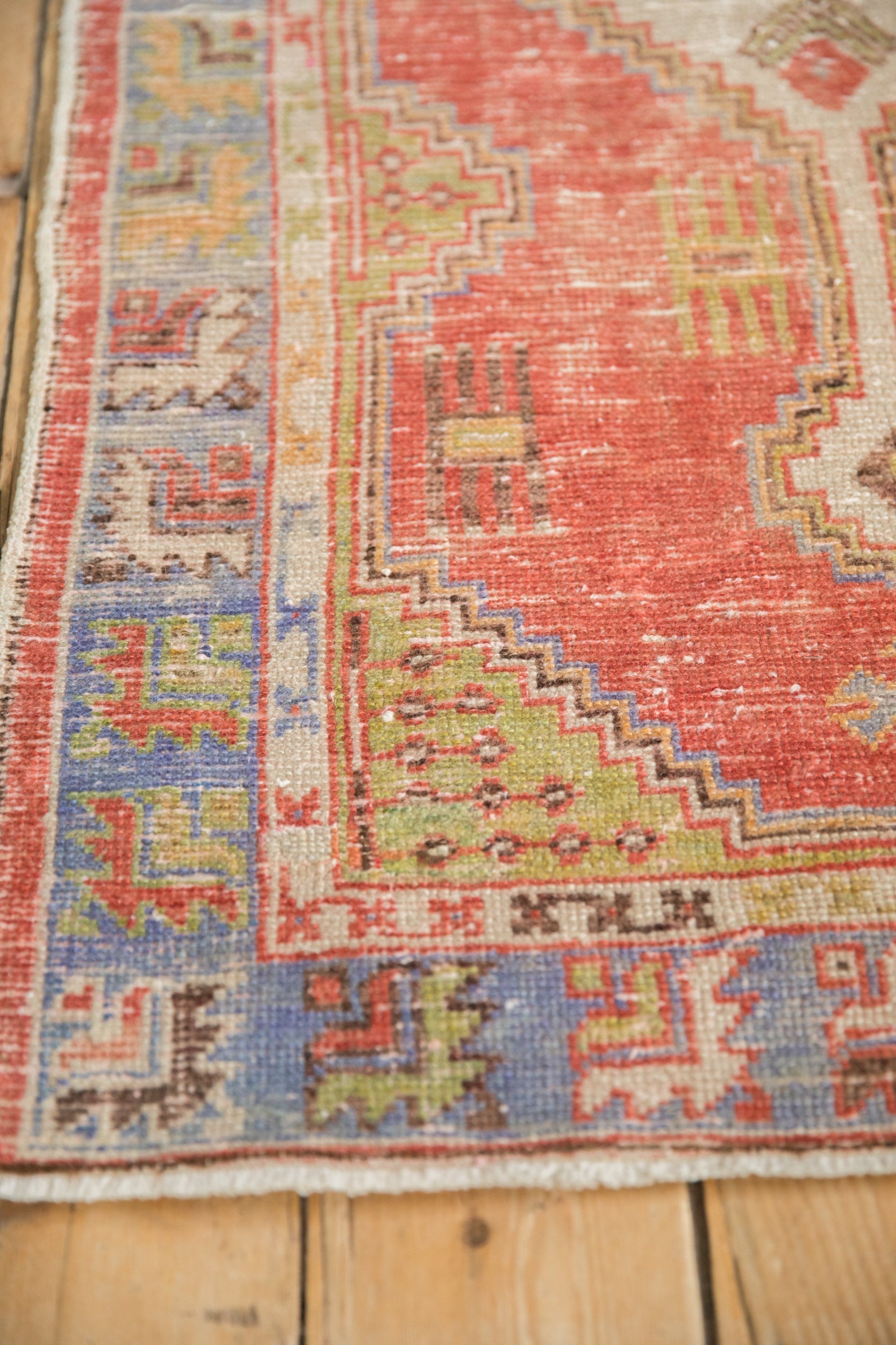 2.5x5 Vintage Distressed Oushak Rug Runner by Old New House® - product image 7 for Resin Society