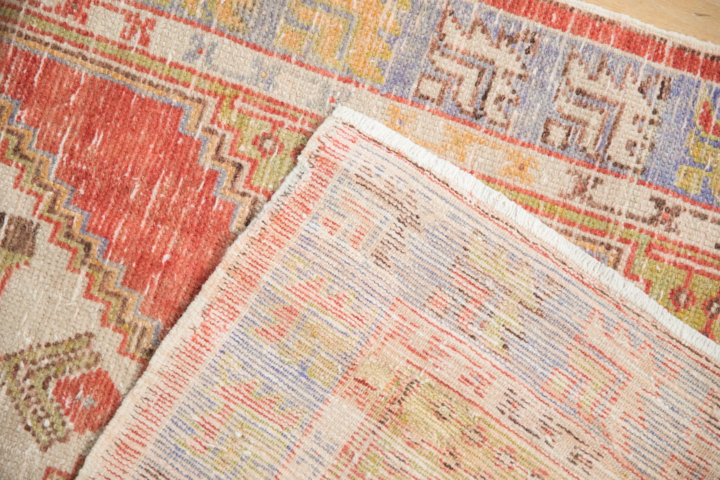2.5x5 Vintage Distressed Oushak Rug Runner by Old New House® - product image 10 for Resin Society
