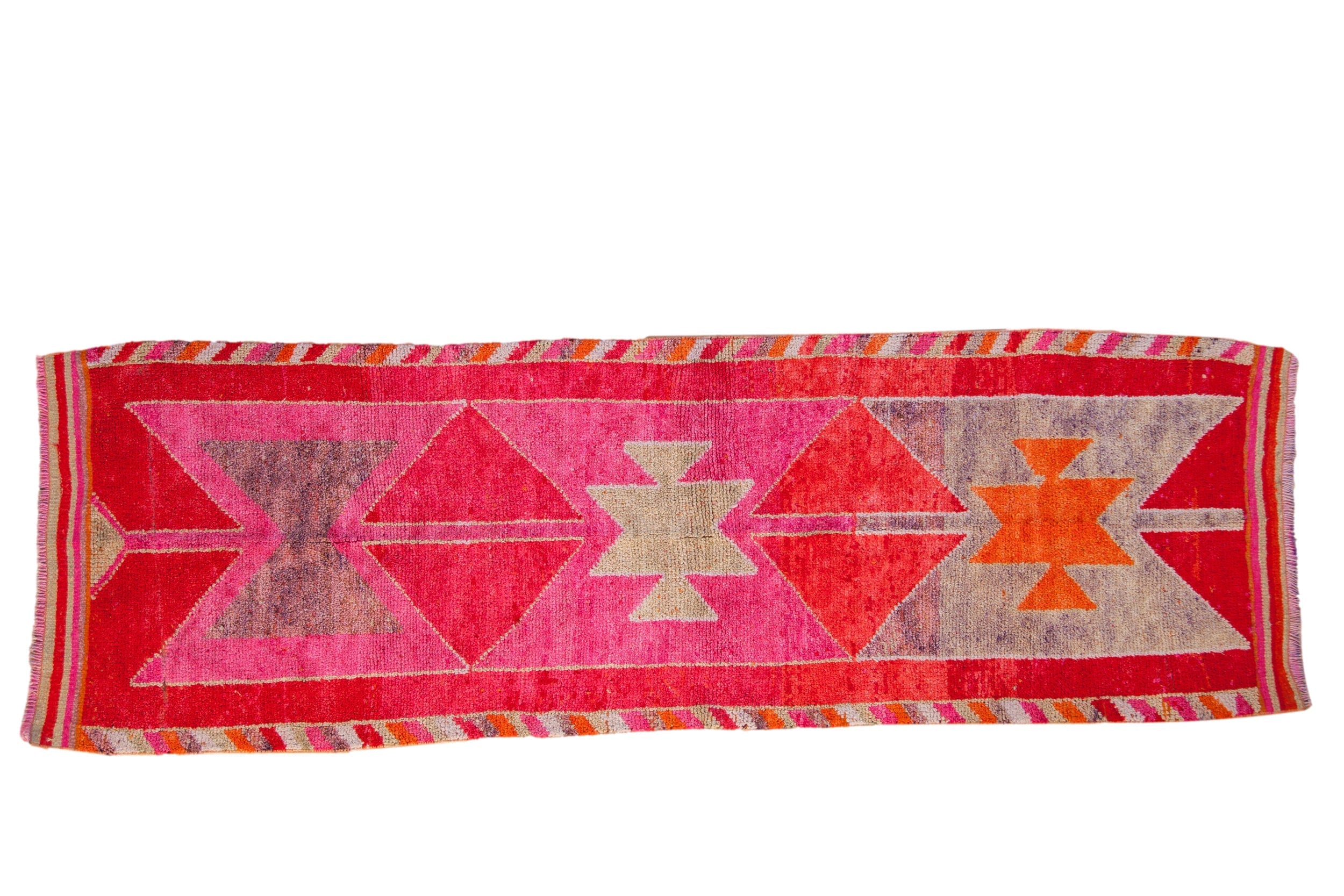 3.5x11 Vintage Distressed Kurd Rug Runner