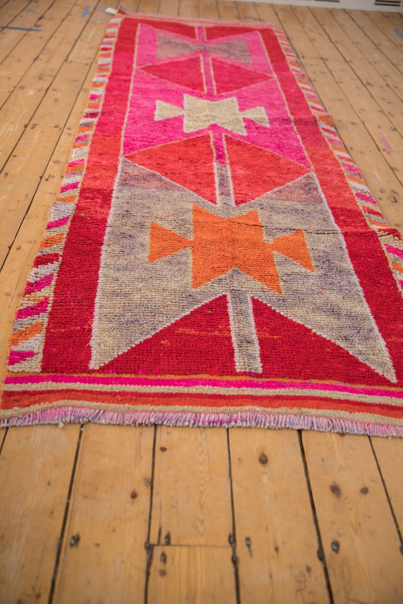 3.5x11 Vintage Distressed Kurd Rug Runner