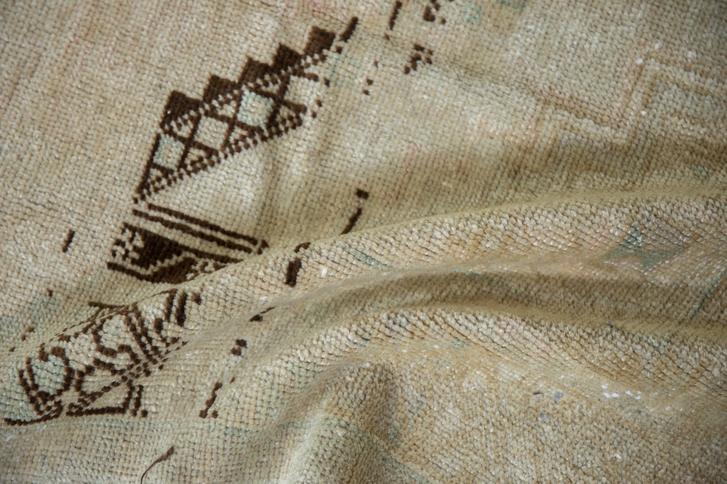 3.5x6.5 Vintage Distressed Oushak Rug