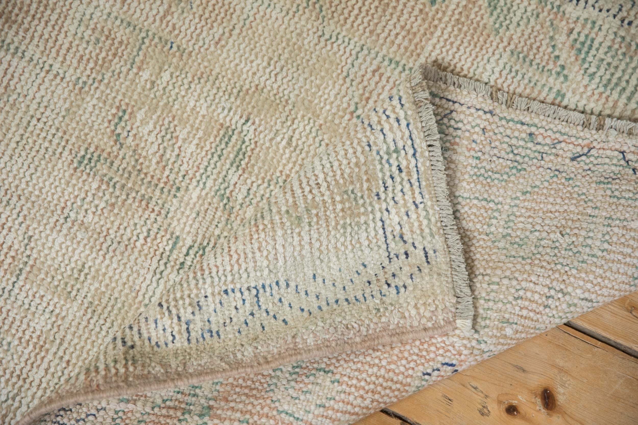 3x3.5 Vintage Distressed Oushak Square Rug
