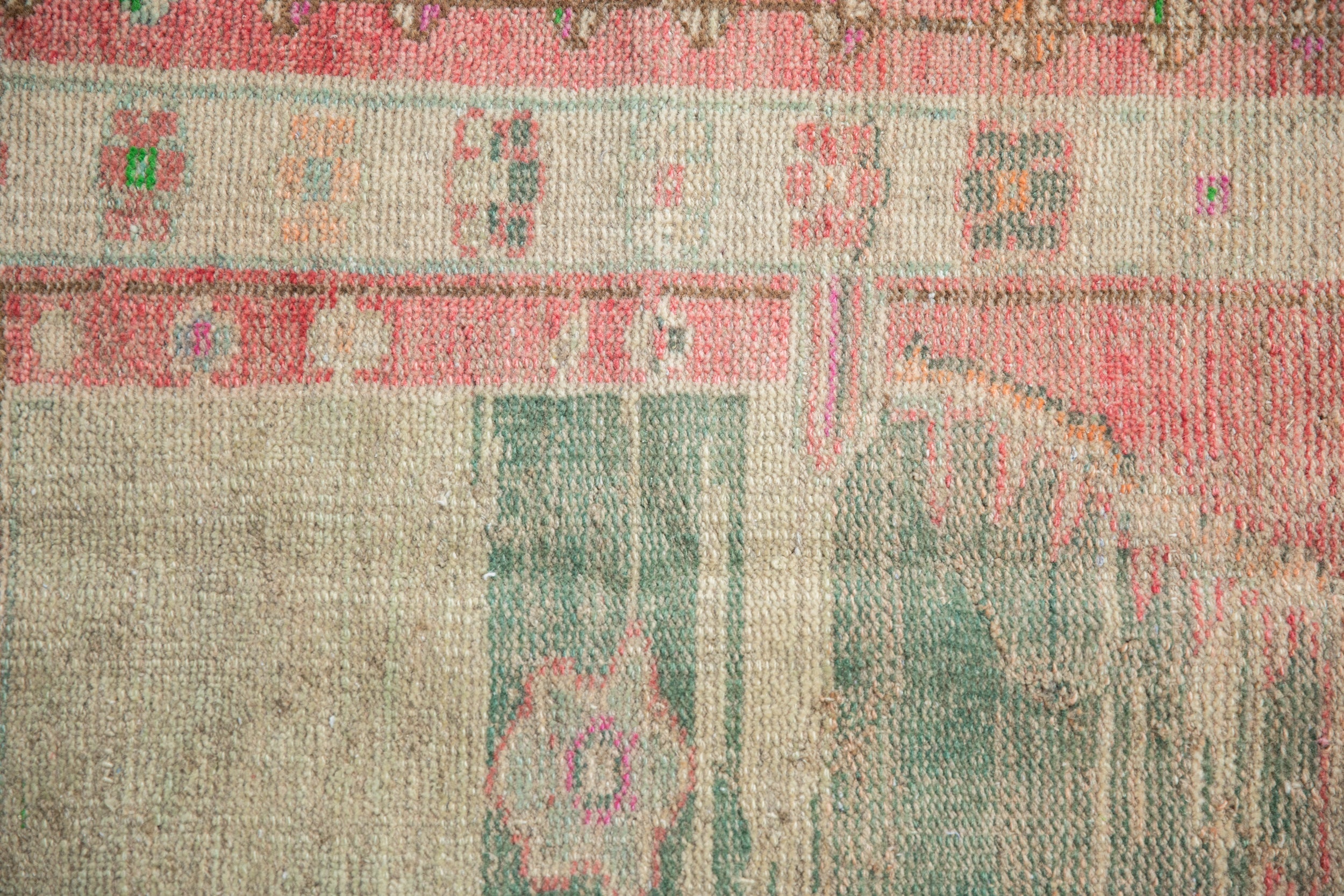2.5x3.5 Vintage Distressed Oushak Rug