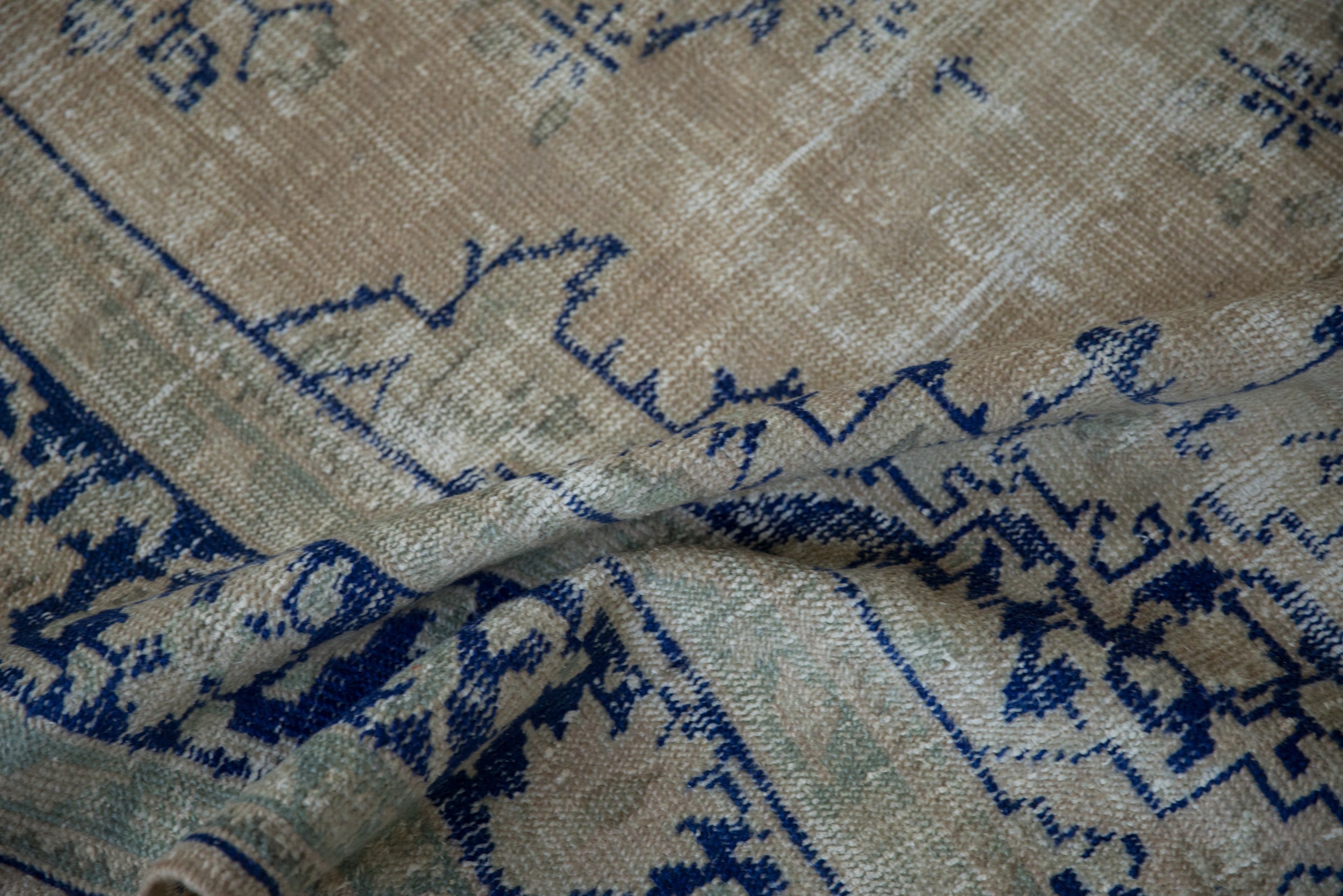 6.5x9.5 Vintage Distressed Oushak Carpet by Old New House® - product image 10 for Resin Society