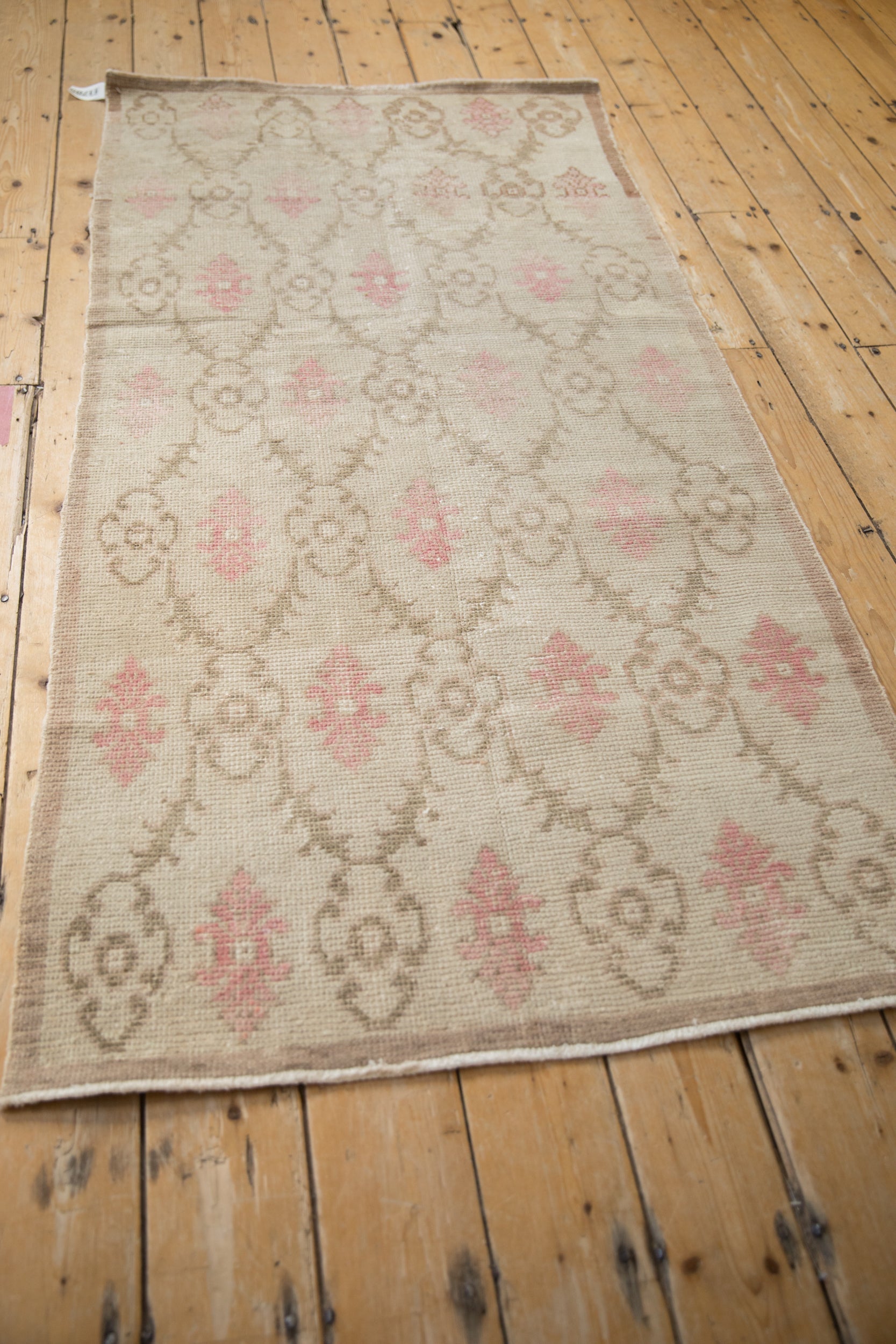 3x6.5 Vintage Distressed Oushak Rug Runner by Old New House® - product image 6 for Resin Society