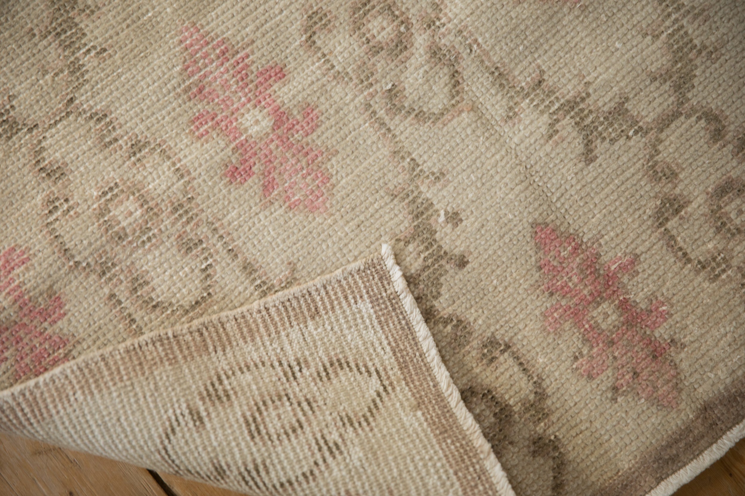 3x6.5 Vintage Distressed Oushak Rug Runner by Old New House® - product image 8 for Resin Society