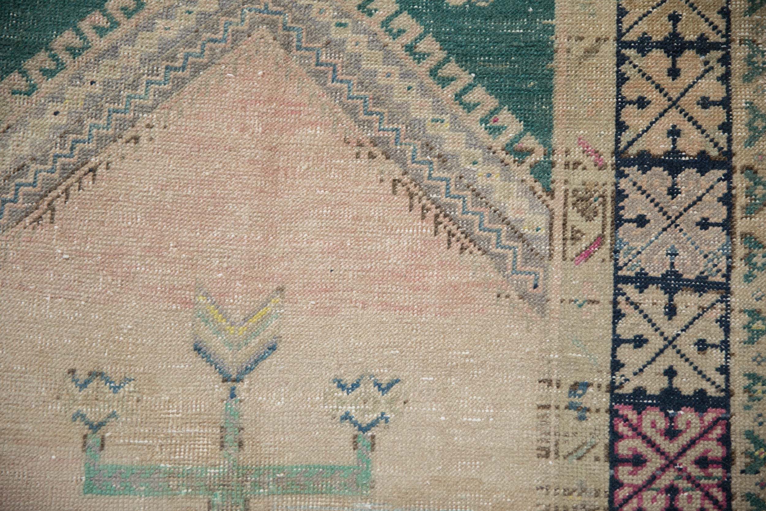 3.5x6 Vintage Distressed Oushak Rug by Old New House® - product image 3 for Resin Society