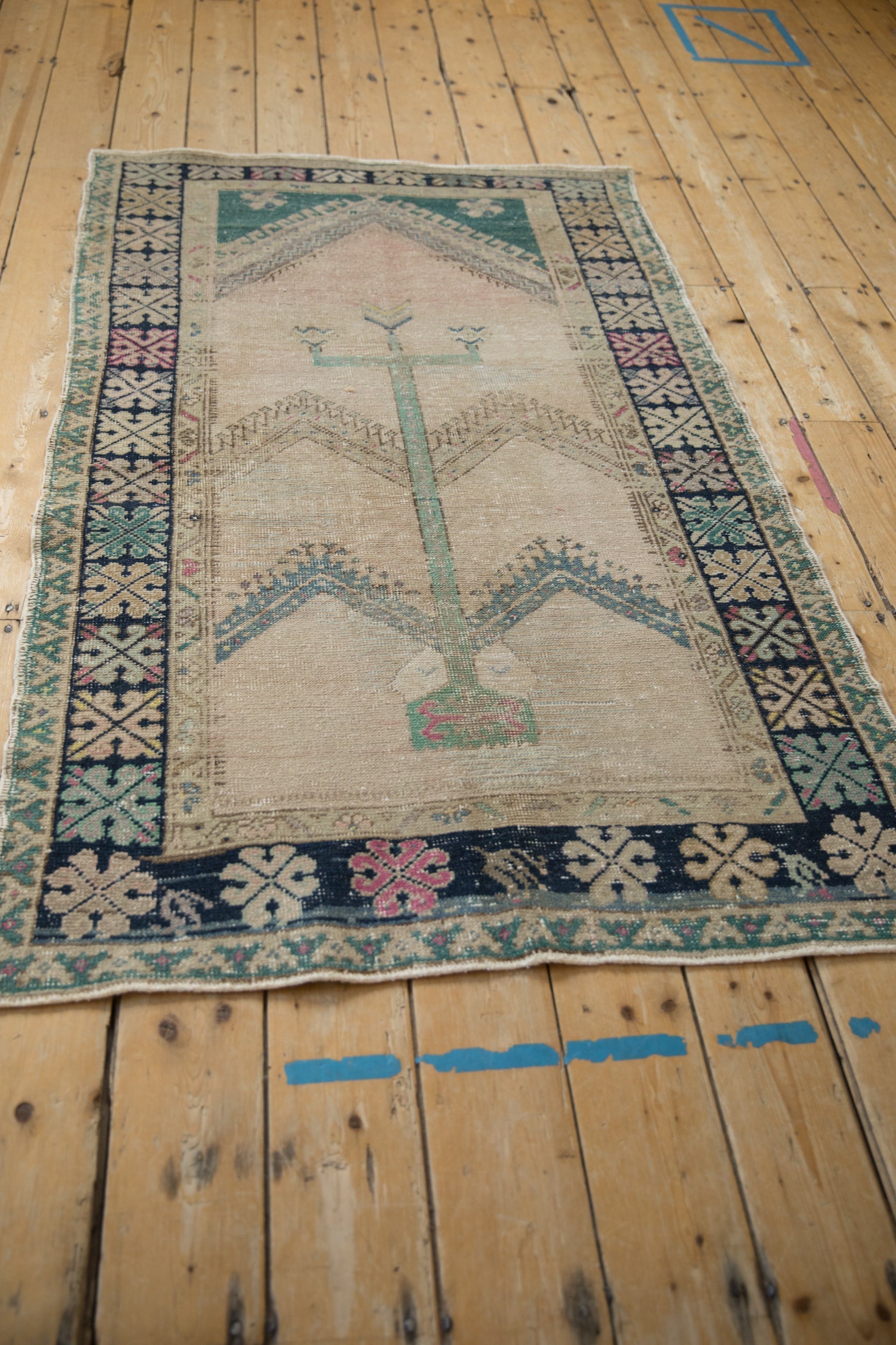 3.5x6 Vintage Distressed Oushak Rug by Old New House® - product image 6 for Resin Society