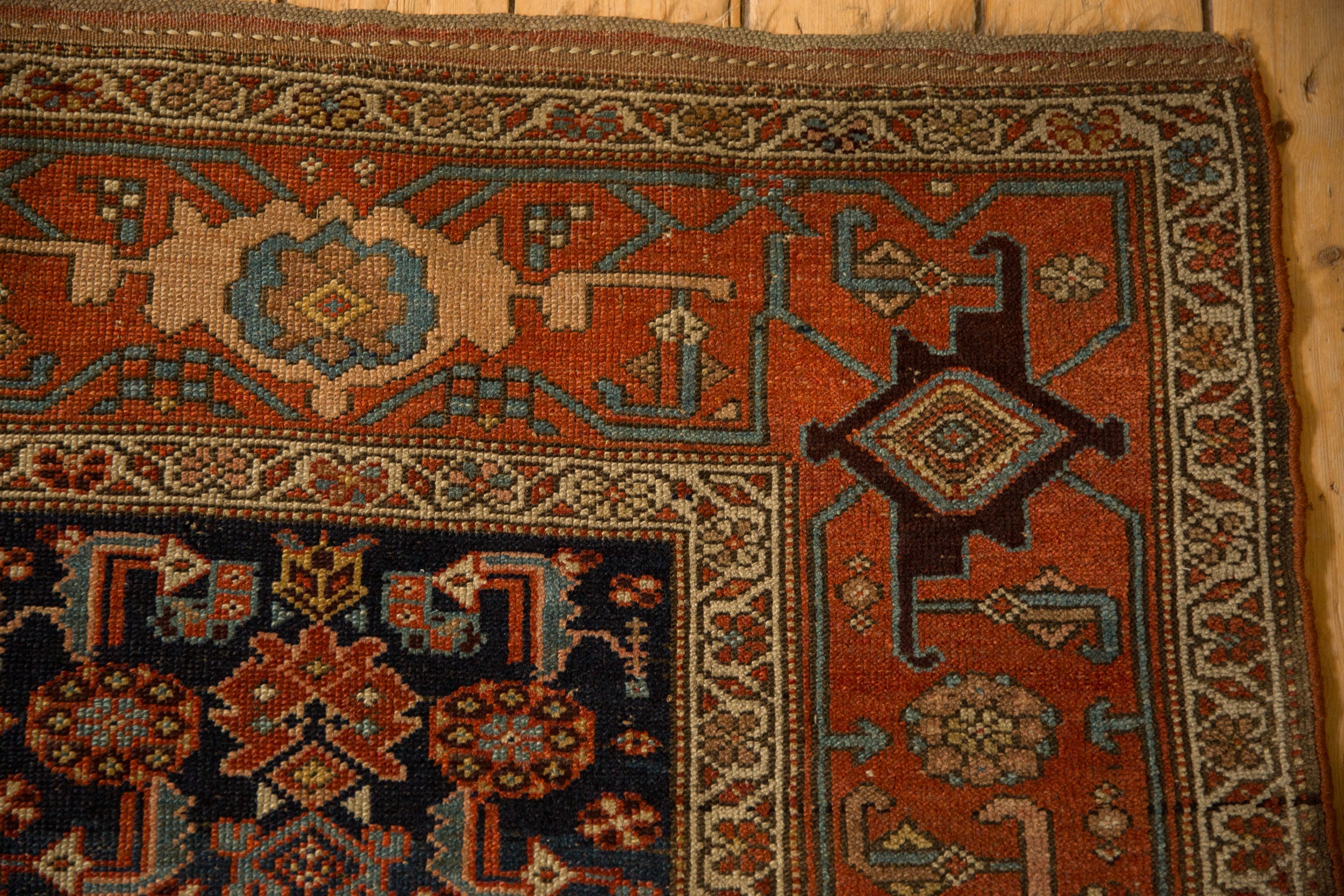 3.5x6.5 Antique Kurdish Hamadan Rug by Old New House® - product image 4 for Resin Society