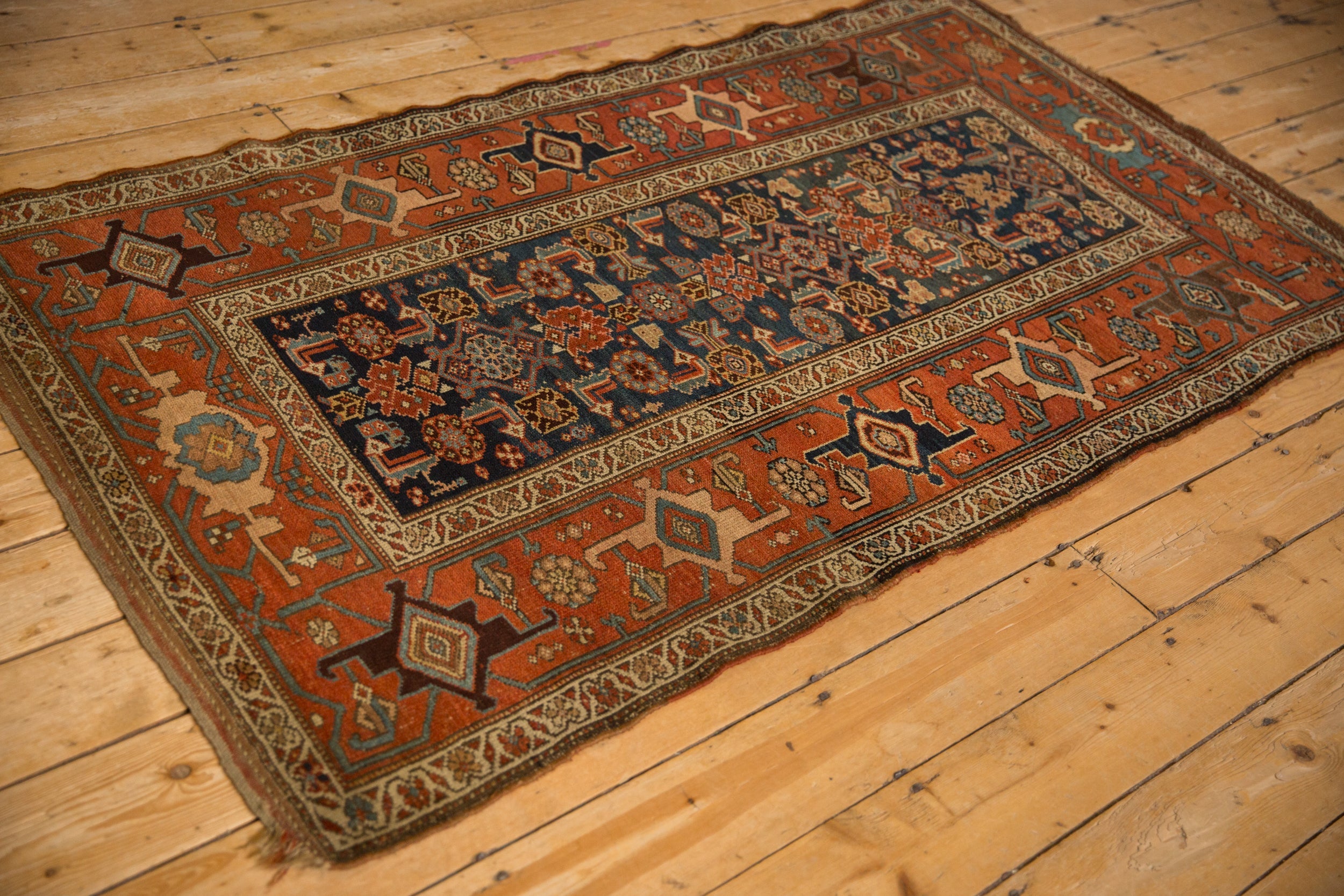 3.5x6.5 Antique Kurdish Hamadan Rug by Old New House® - product image 7 for Resin Society