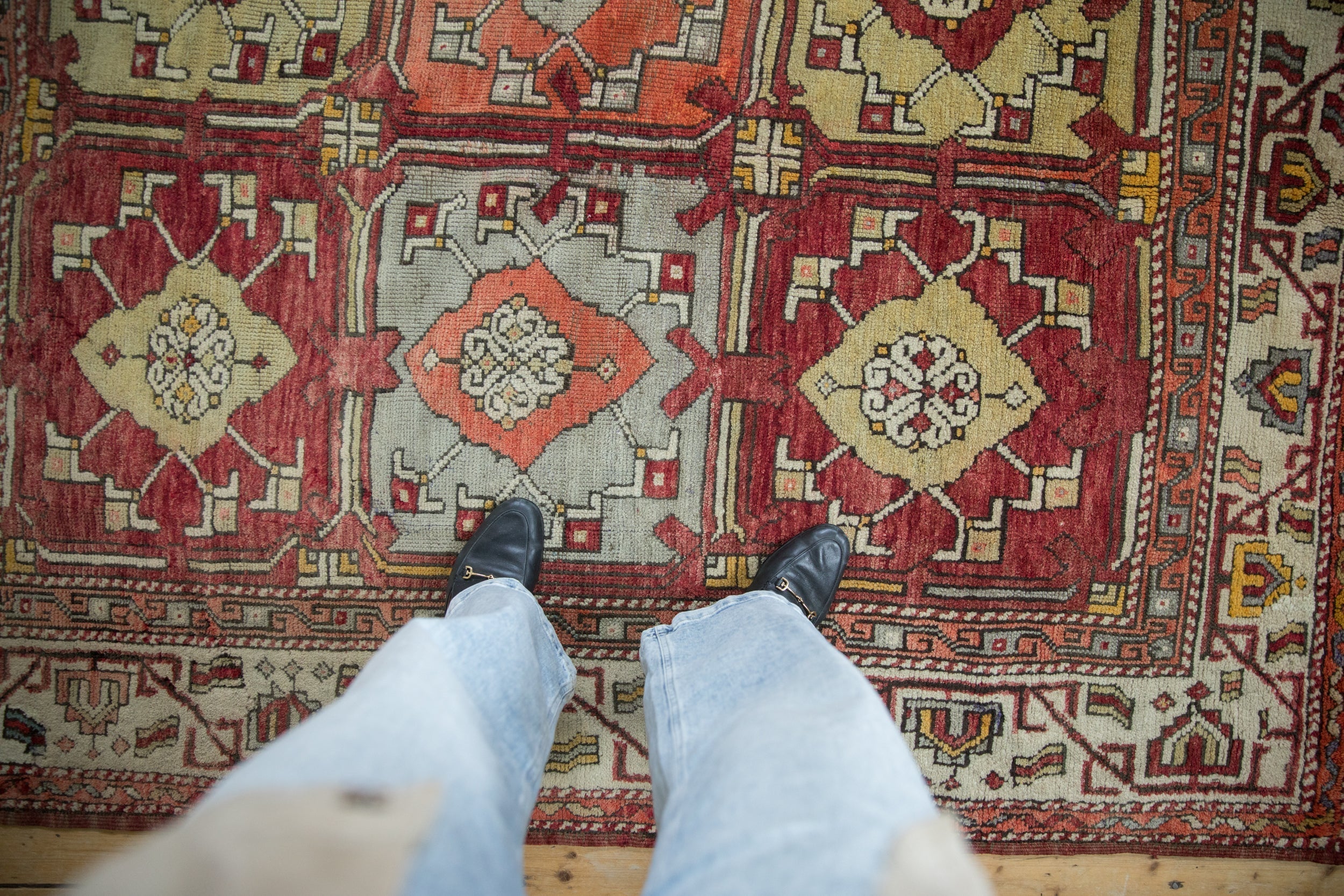 5.5x6.5 Vintage Oushak Carpet by Old New House® - product image 2 for Resin Society