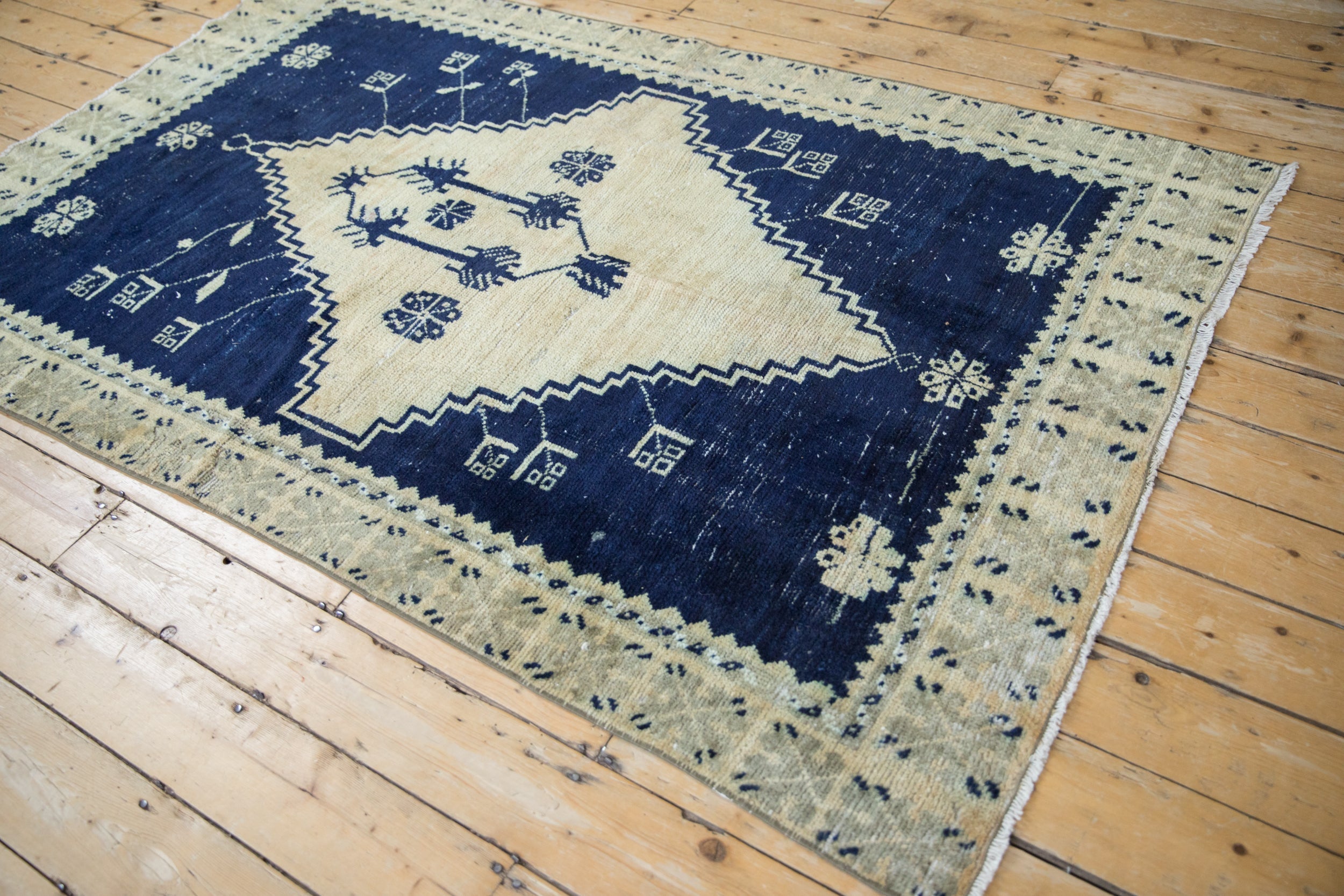 4.5x7.5 Vintage Distressed Oushak Rug by Old New House® - product image 7 for Resin Society
