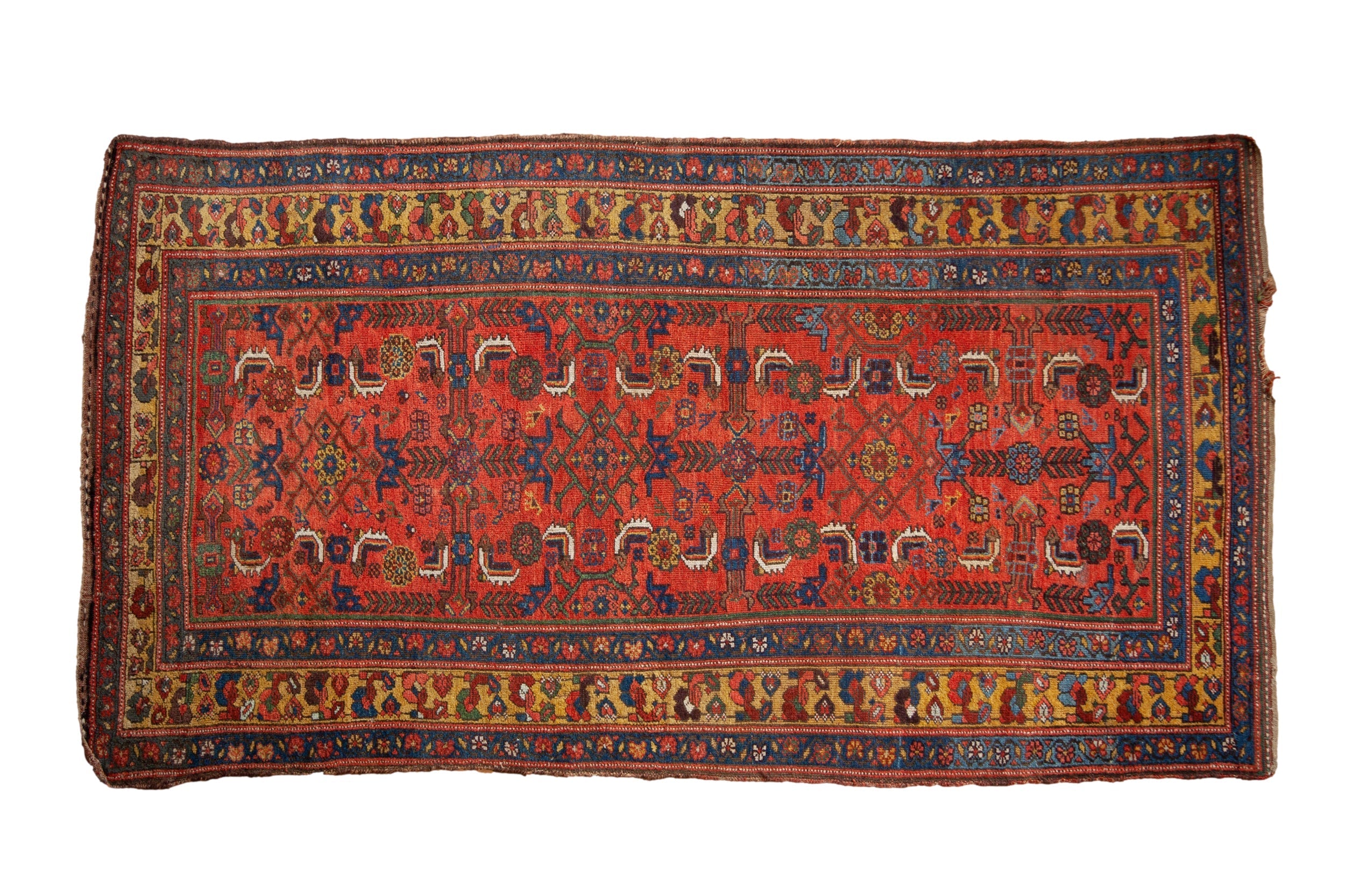 4x7.5 Antique Kurdish Bijar Rug by Old New House® - main product image for Resin Society