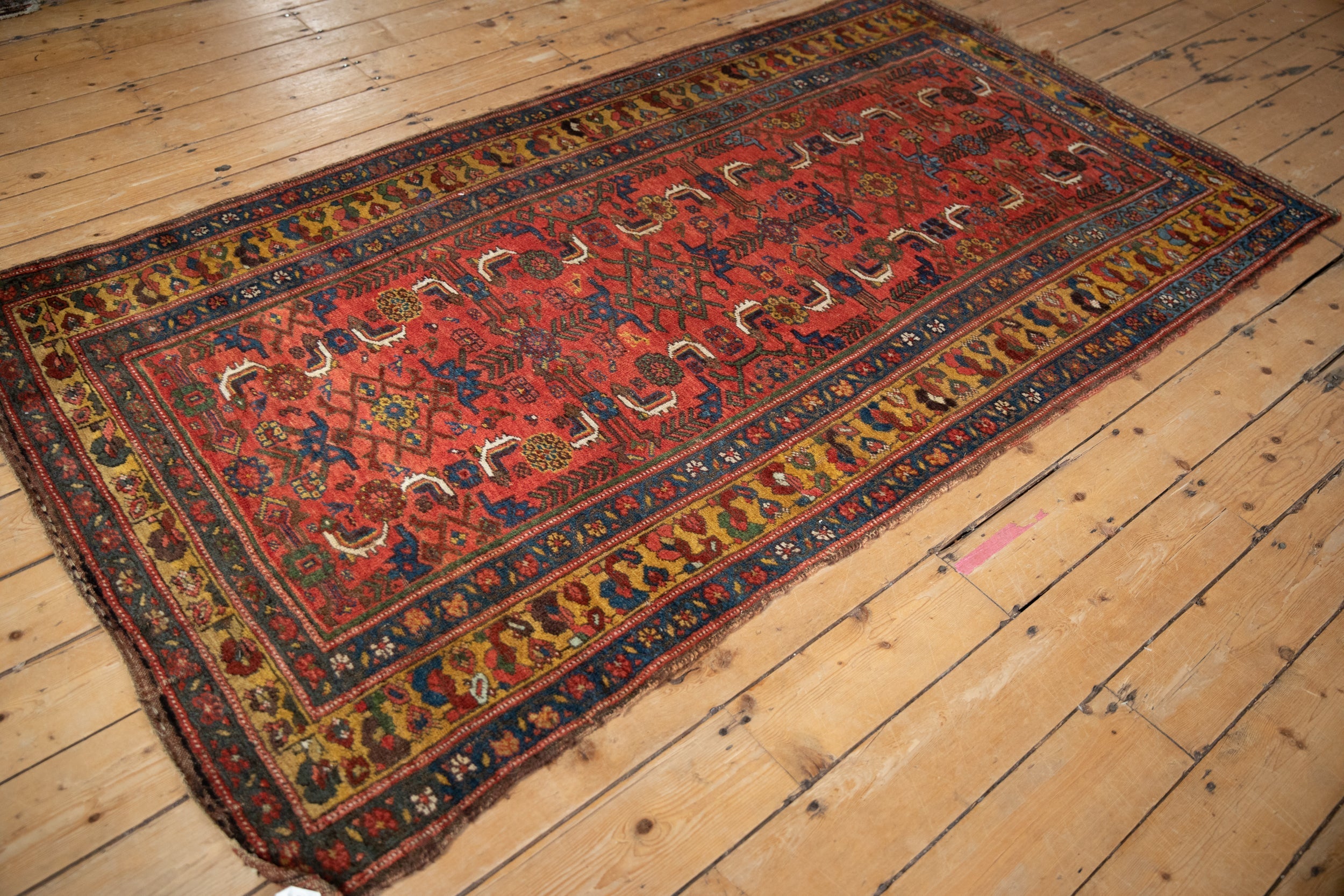 4x7.5 Antique Kurdish Bijar Rug by Old New House® - product image 6 for Resin Society