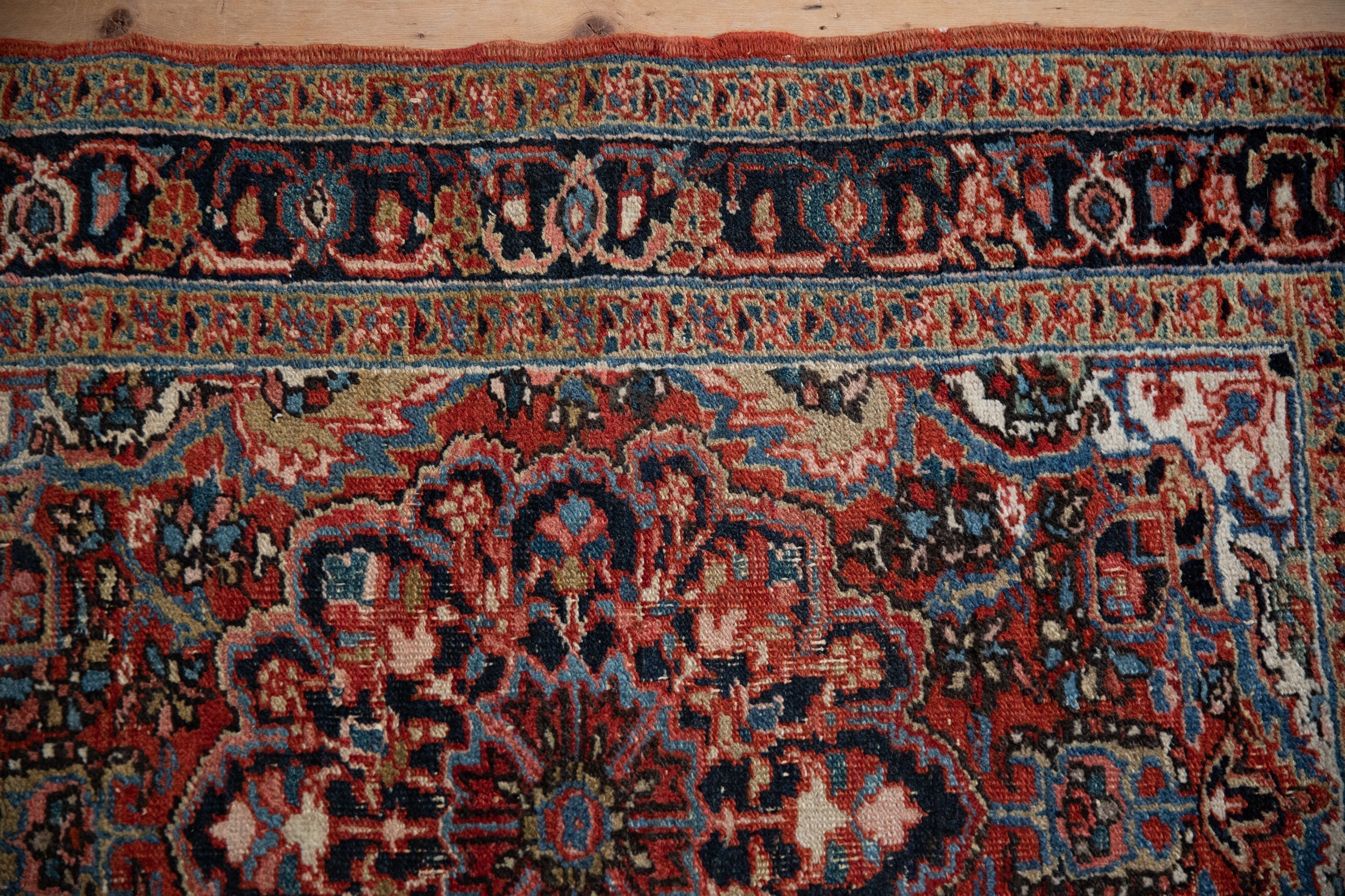 3x4 Vintage Fine Heriz Square Rug by Old New House® - product image 3 for Resin Society