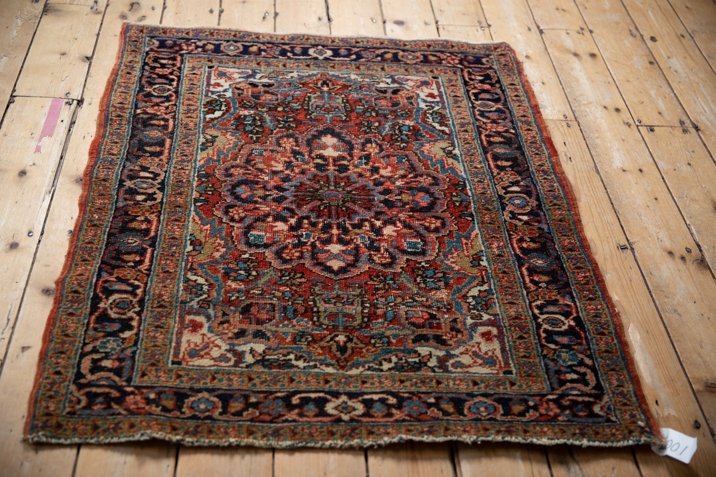 3x4 Vintage Fine Heriz Square Rug by Old New House® - product image 6 for Resin Society