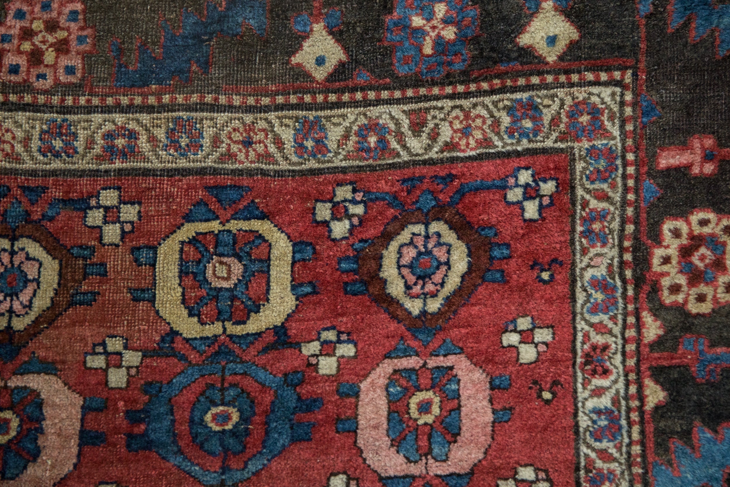 4x5.5 Antique Kurdish Bijar Rug by Old New House® - product image 3 for Resin Society