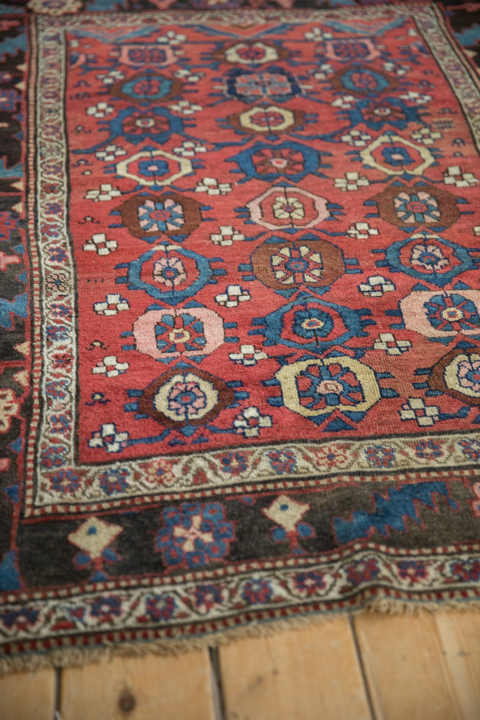 4x5.5 Antique Kurdish Bijar Rug by Old New House® - product image 5 for Resin Society