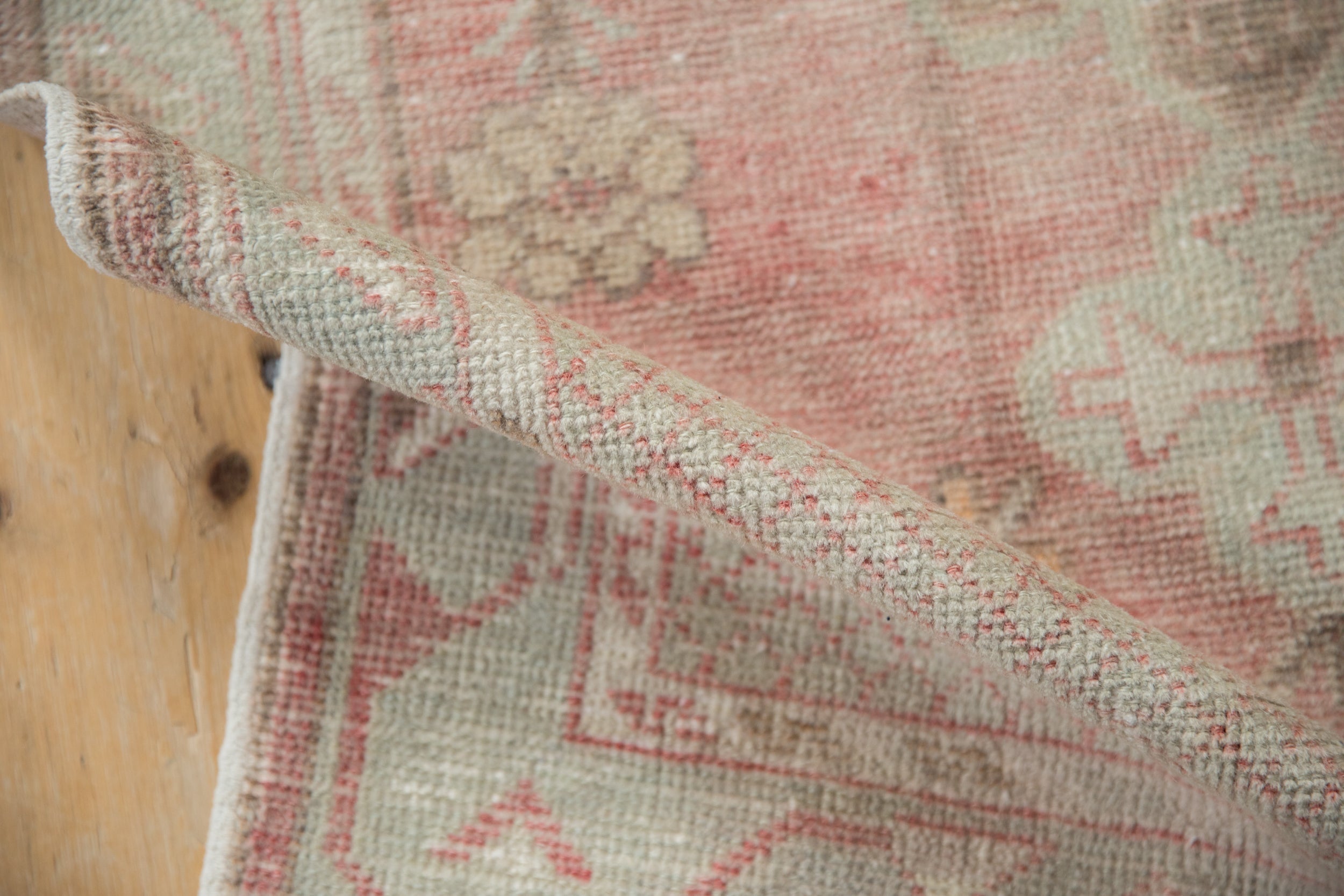 2.5x5.5 Vintage Distressed Oushak Rug Runner by Old New House® - product image 9 for Resin Society