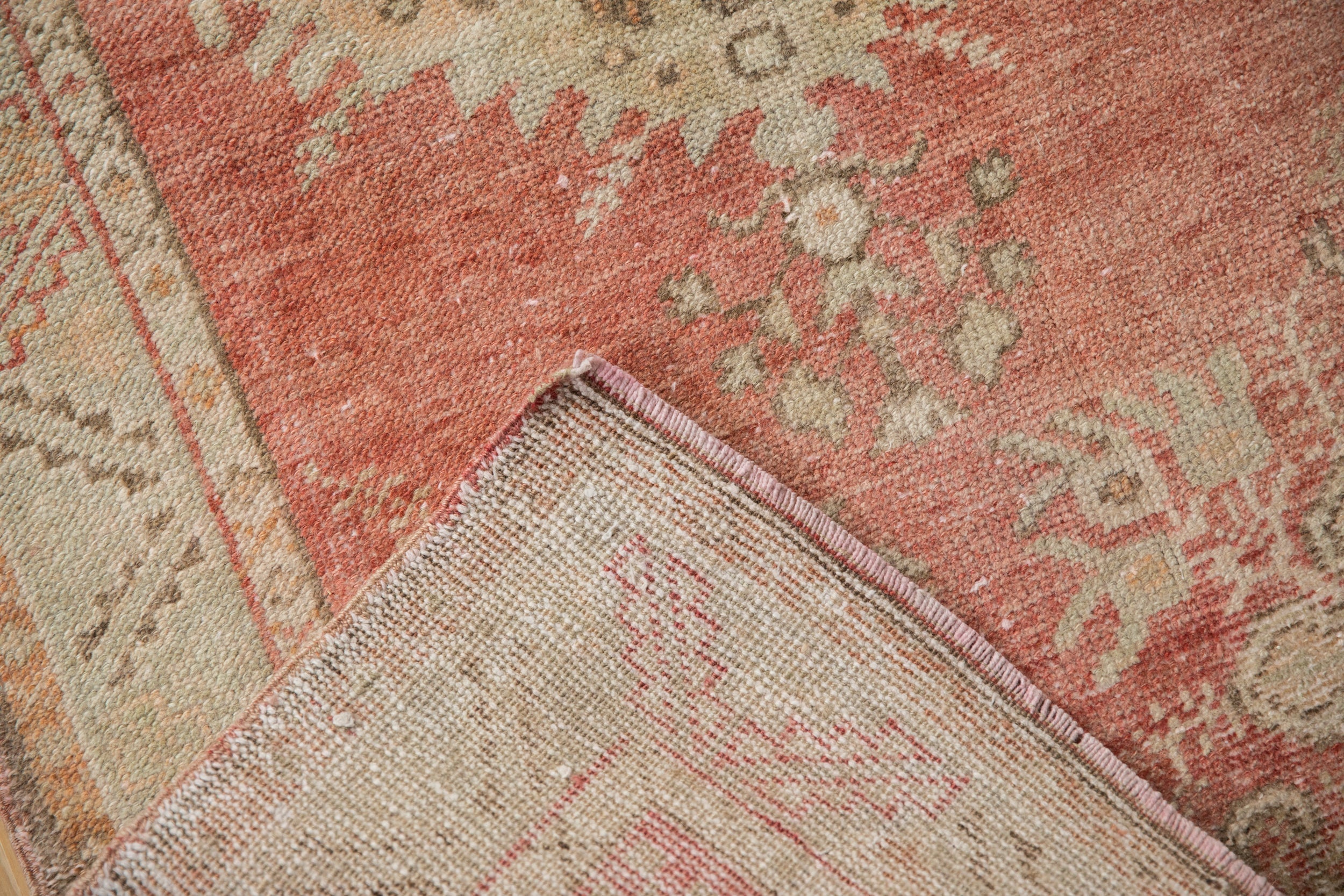3x6 Vintage Distressed Oushak Rug Runner by Old New House® - product image 7 for Resin Society