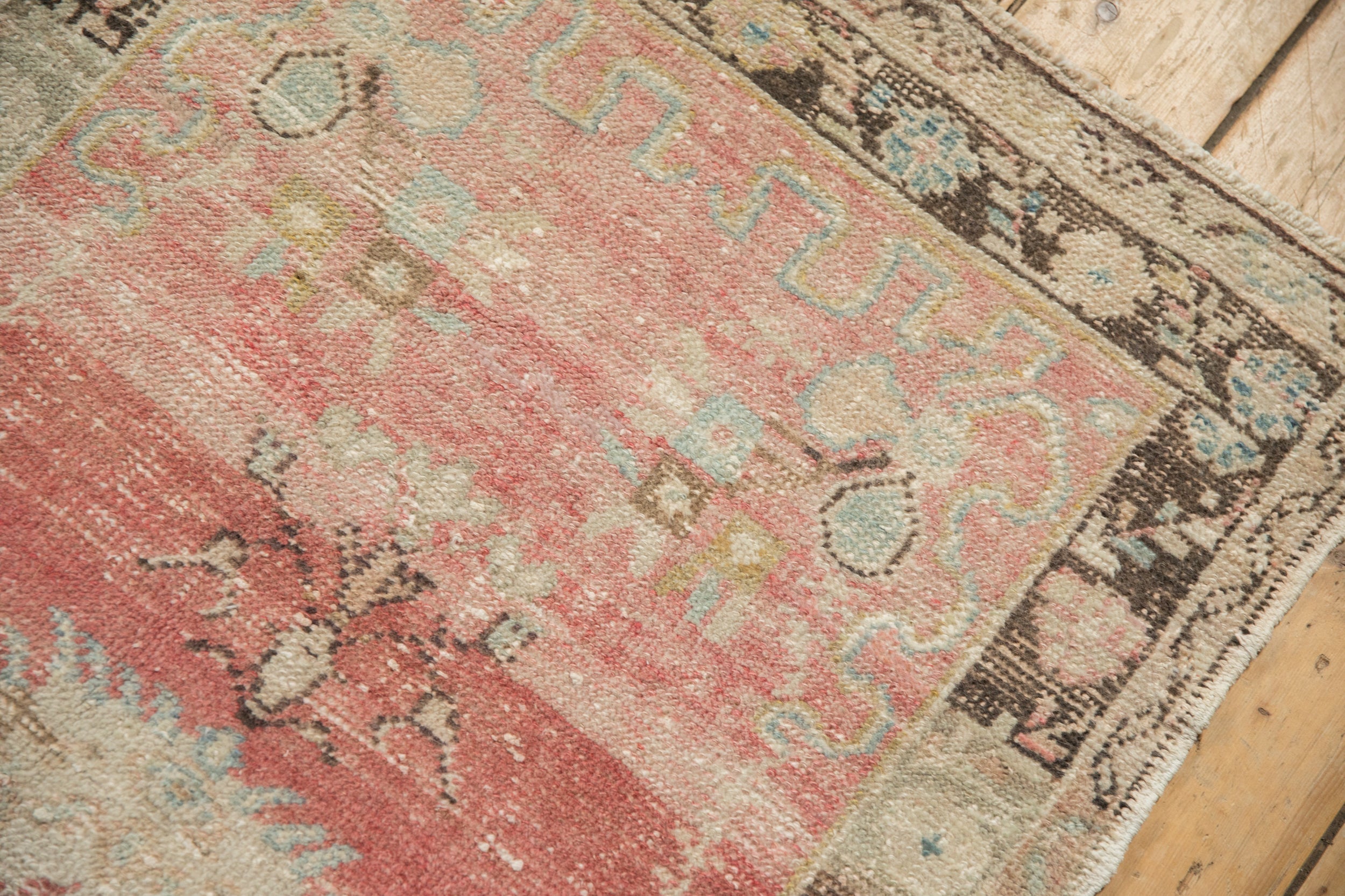 3x6.5 Vintage Distressed Oushak Rug Runner by Old New House® - product image 3 for Resin Society