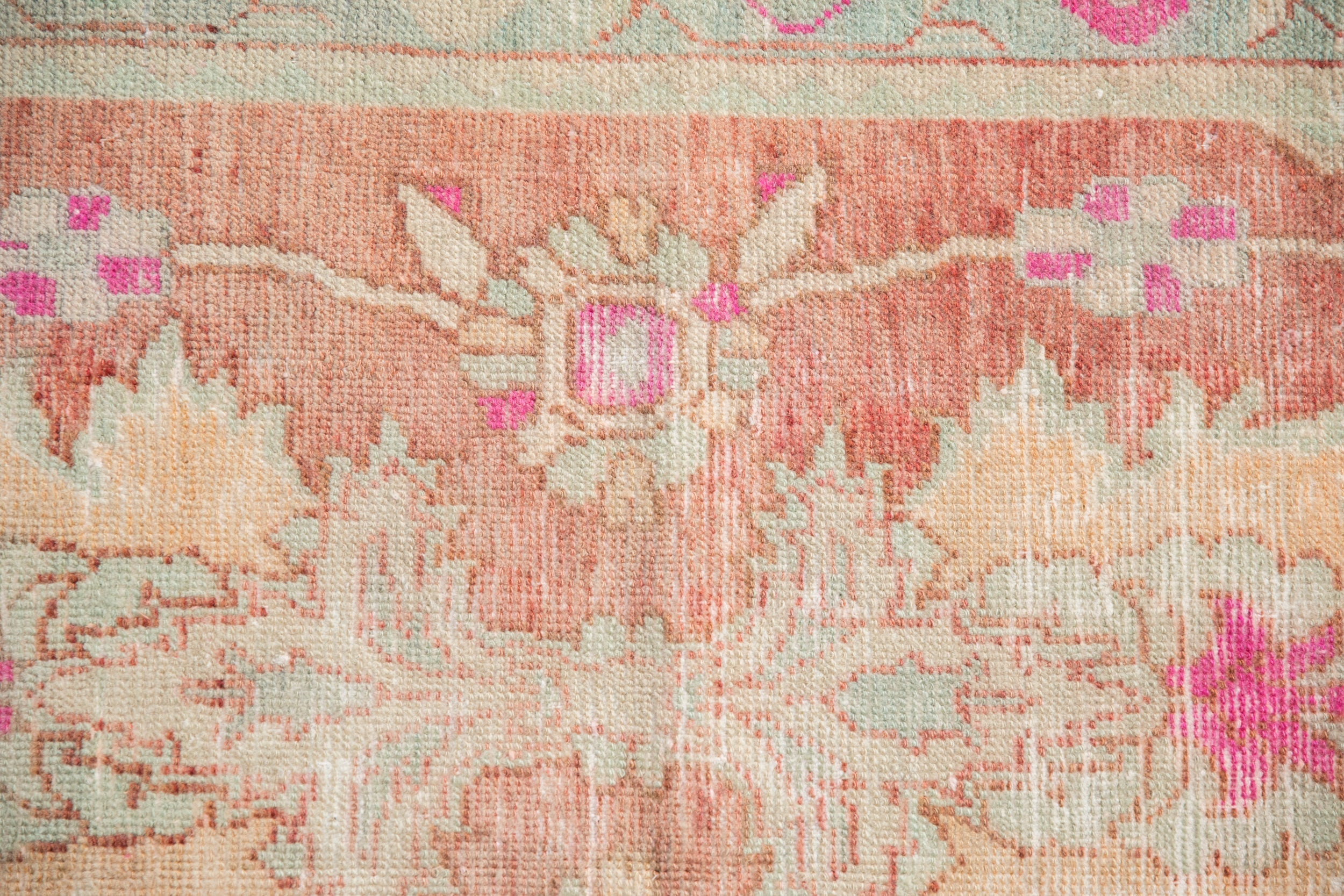 2.5x5.5 Vintage Distressed Oushak Rug Runner by Old New House® - product image 3 for Resin Society