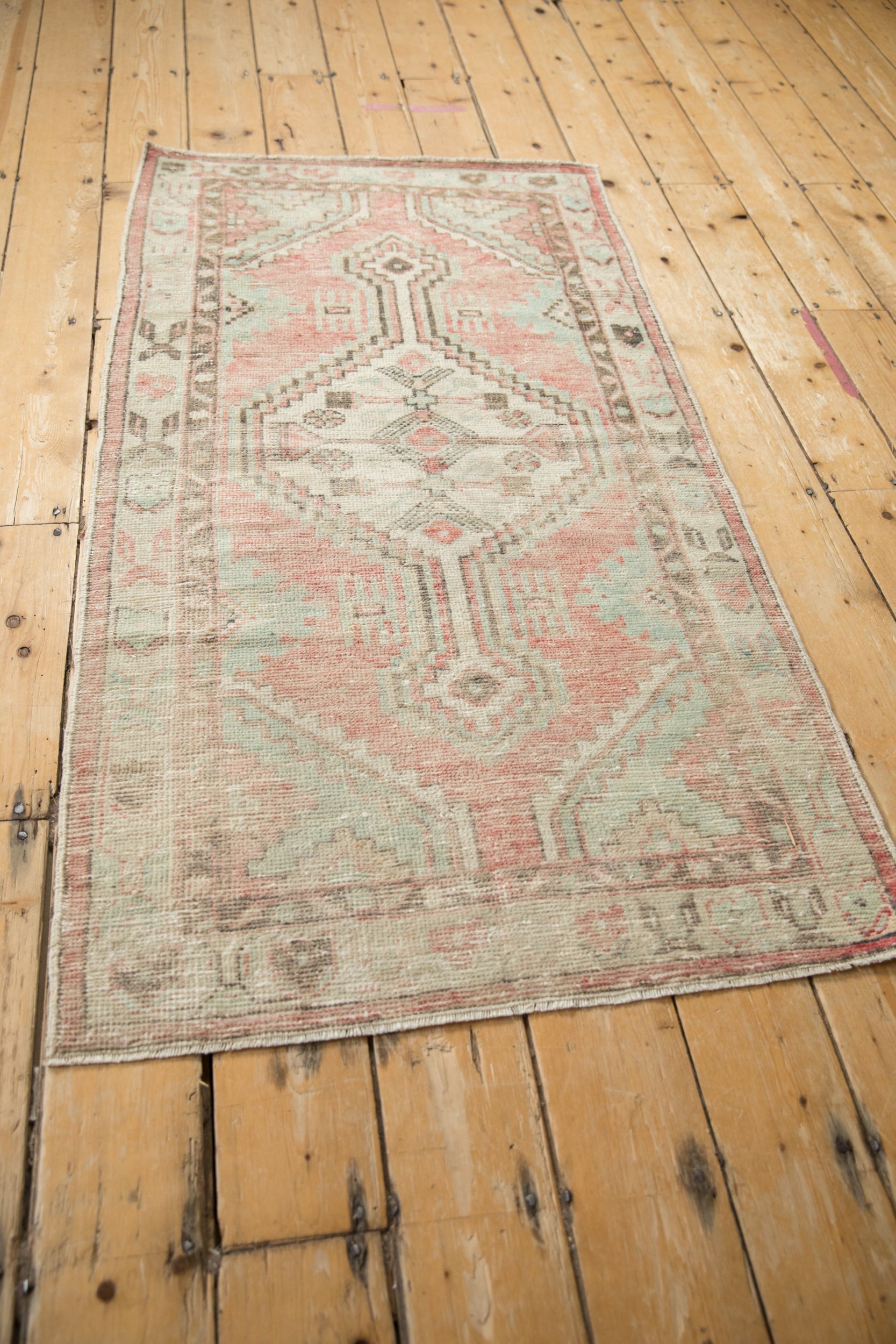 2.5x5 Vintage Distressed Oushak Rug Runner by Old New House® - product image 4 for Resin Society