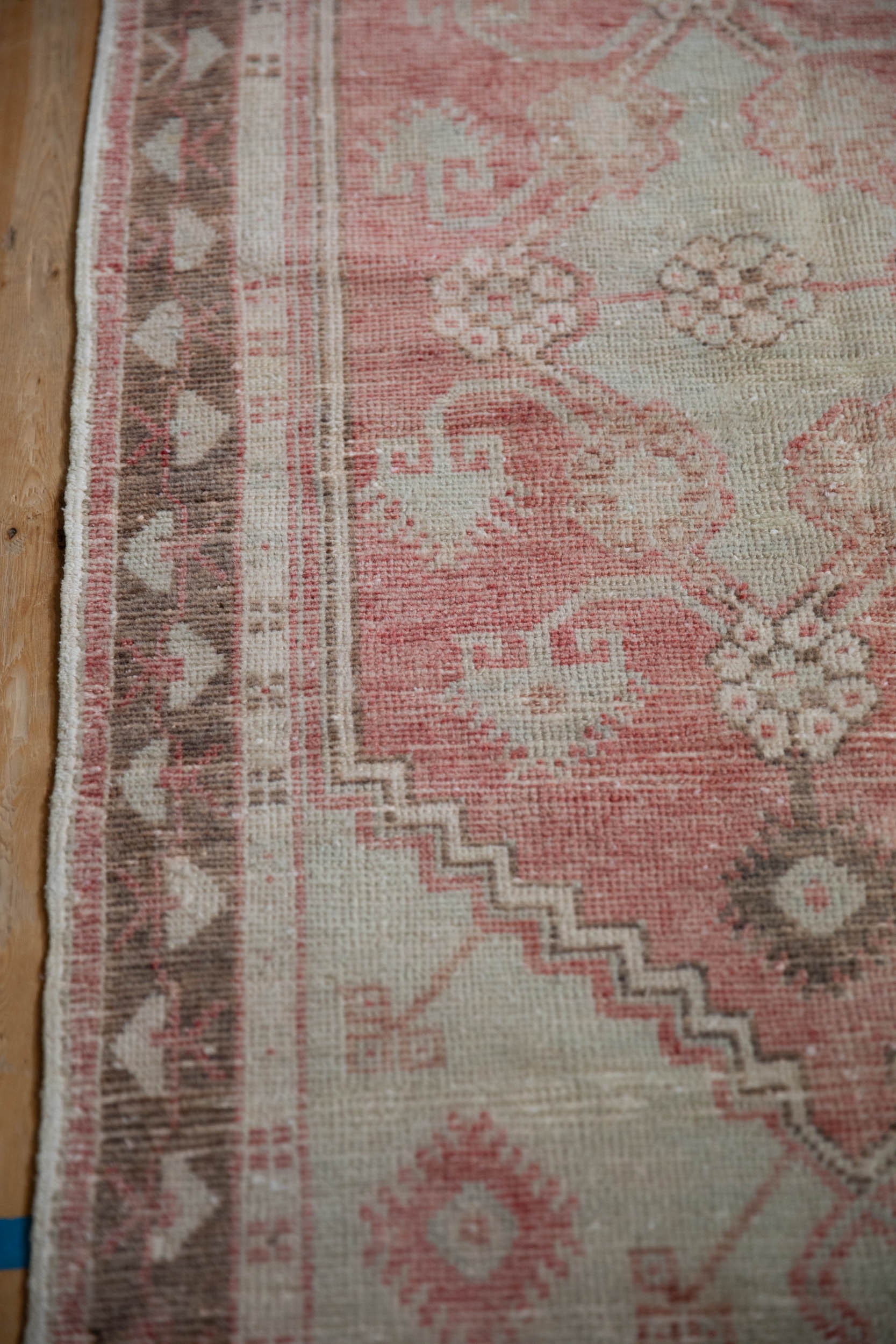 2.5x5 Vintage Distressed Oushak Rug Runner by Old New House® - product image 5 for Resin Society