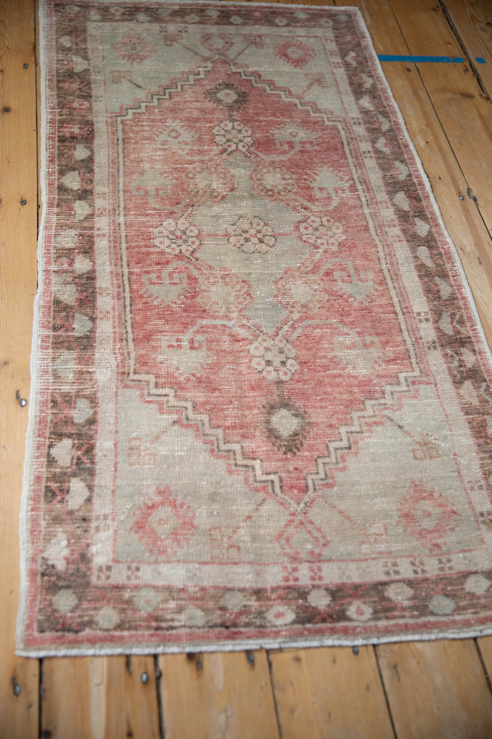 2.5x5 Vintage Distressed Oushak Rug Runner by Old New House® - product image 6 for Resin Society