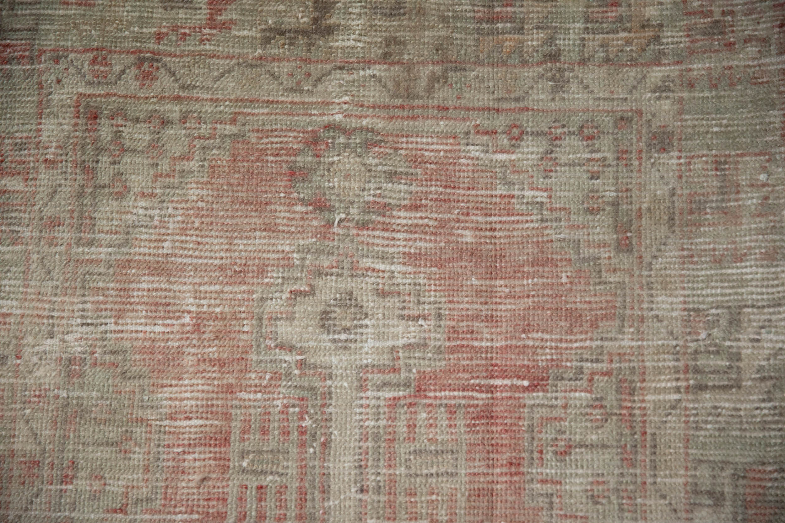 2.5x5 Vintage Distressed Oushak Rug Runner by Old New House® - product image 3 for Resin Society