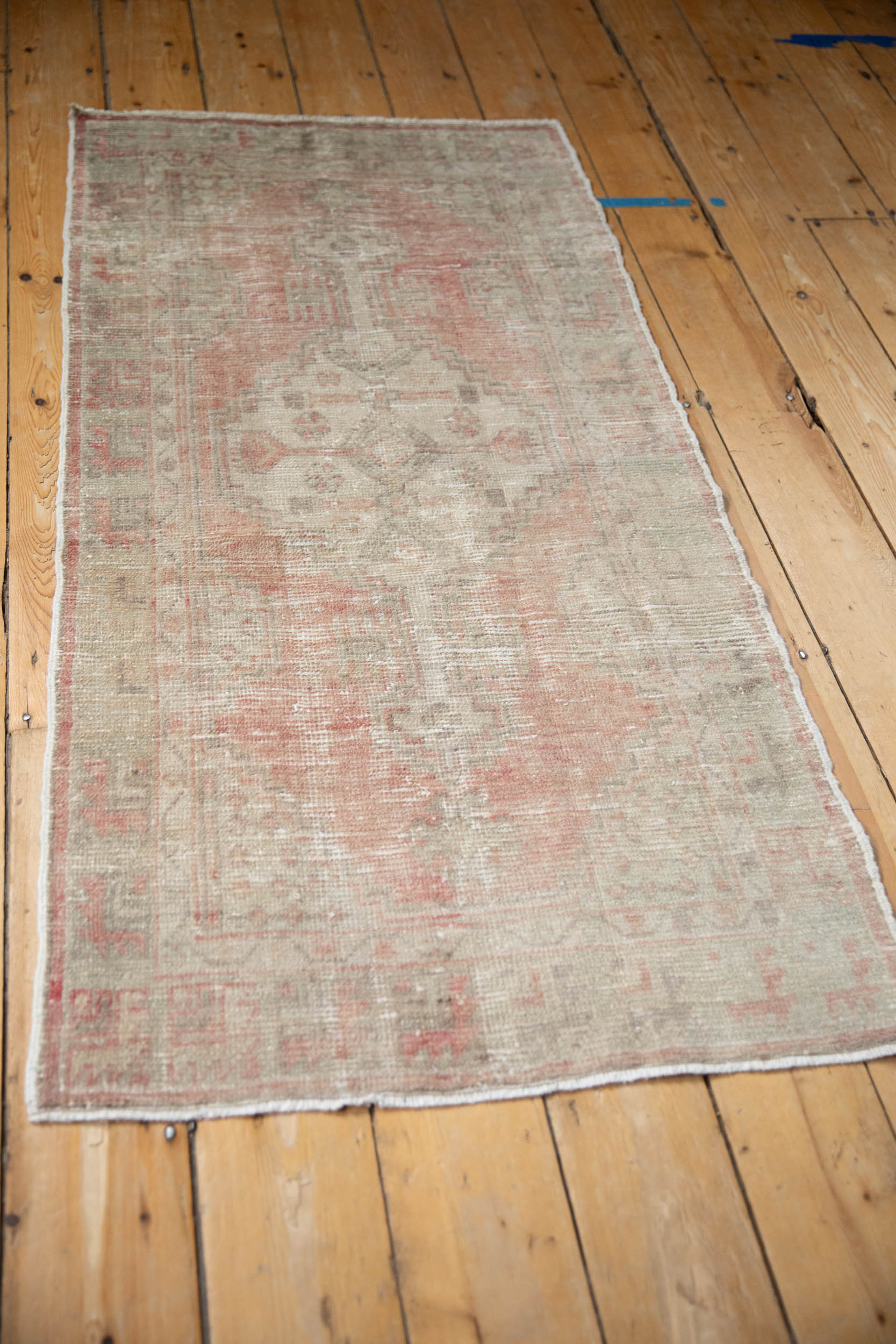 2.5x5 Vintage Distressed Oushak Rug Runner by Old New House® - product image 5 for Resin Society