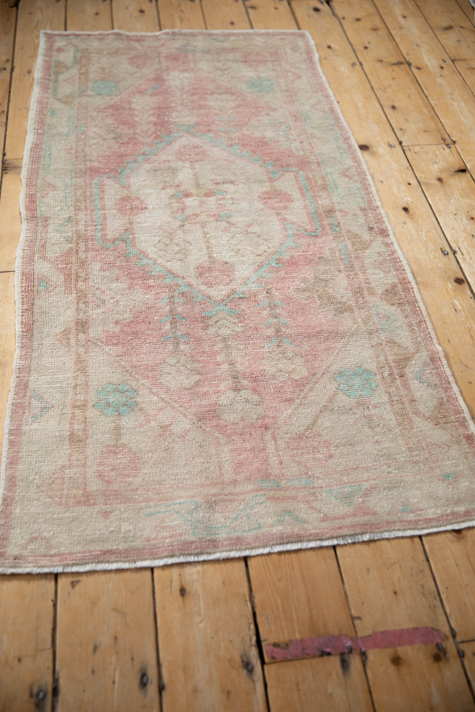 2.5x5.5 Vintage Distressed Oushak Rug Runner by Old New House® - product image 6 for Resin Society