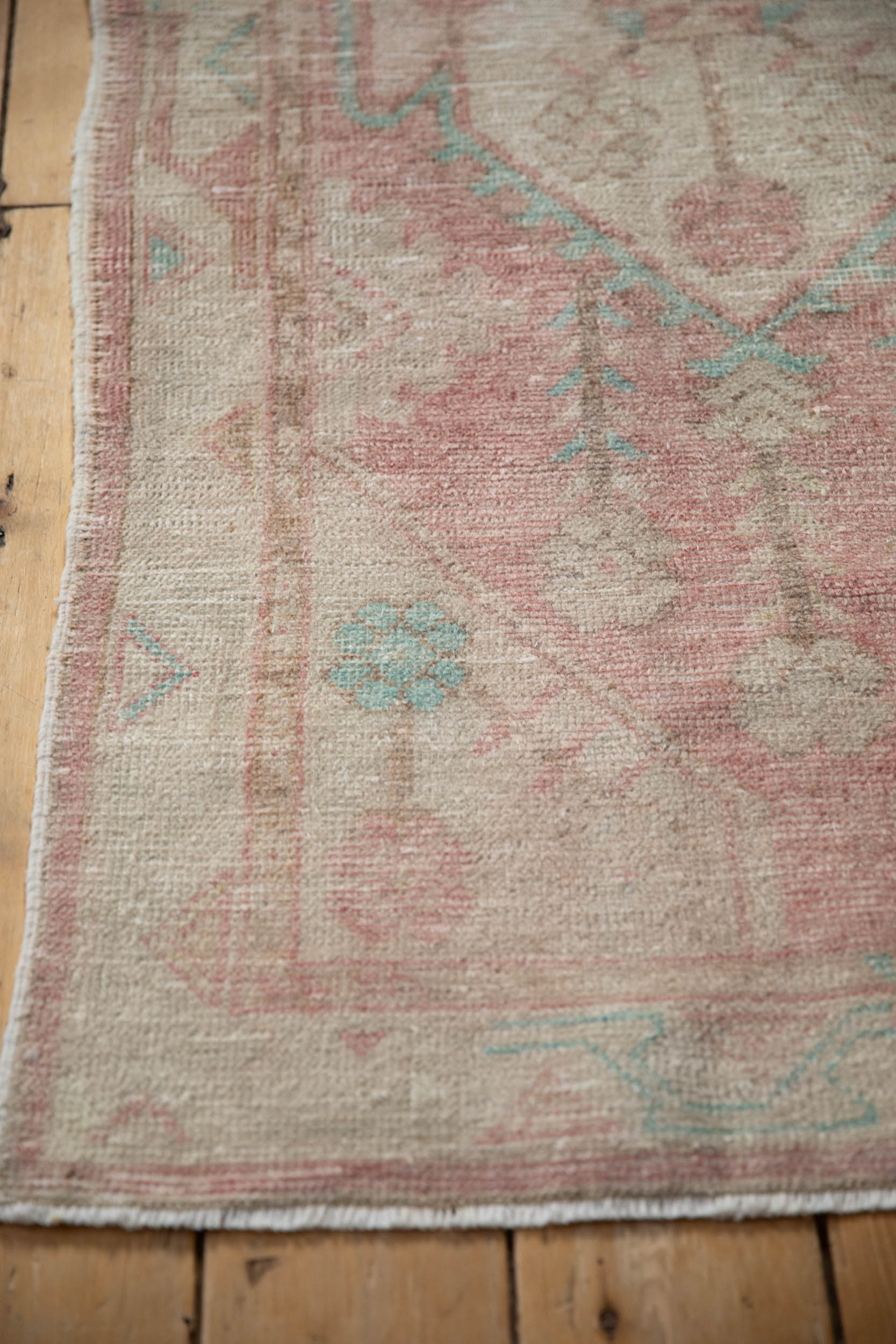 2.5x5.5 Vintage Distressed Oushak Rug Runner by Old New House® - product image 7 for Resin Society