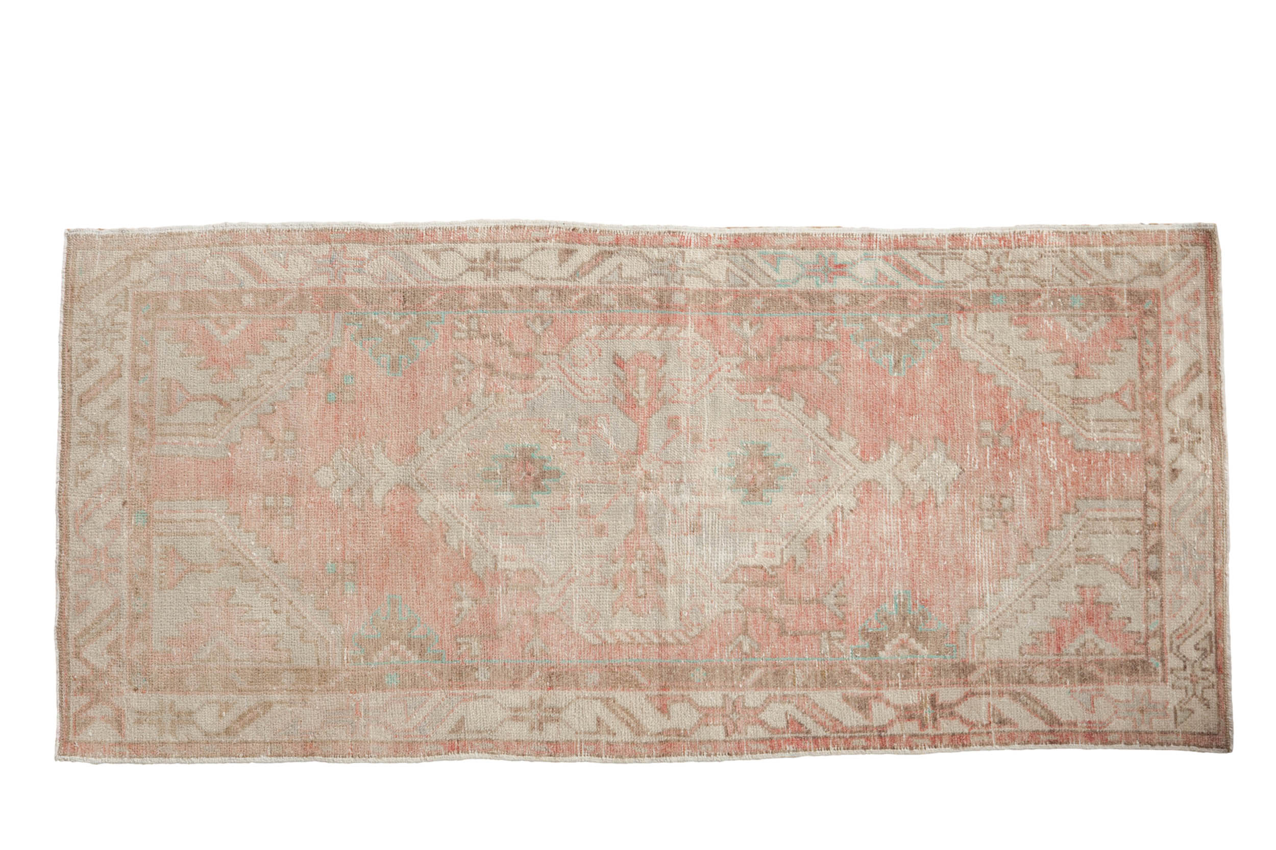 2.5x5.5 Vintage Distressed Oushak Rug Runner by Old New House® - main product image for Resin Society