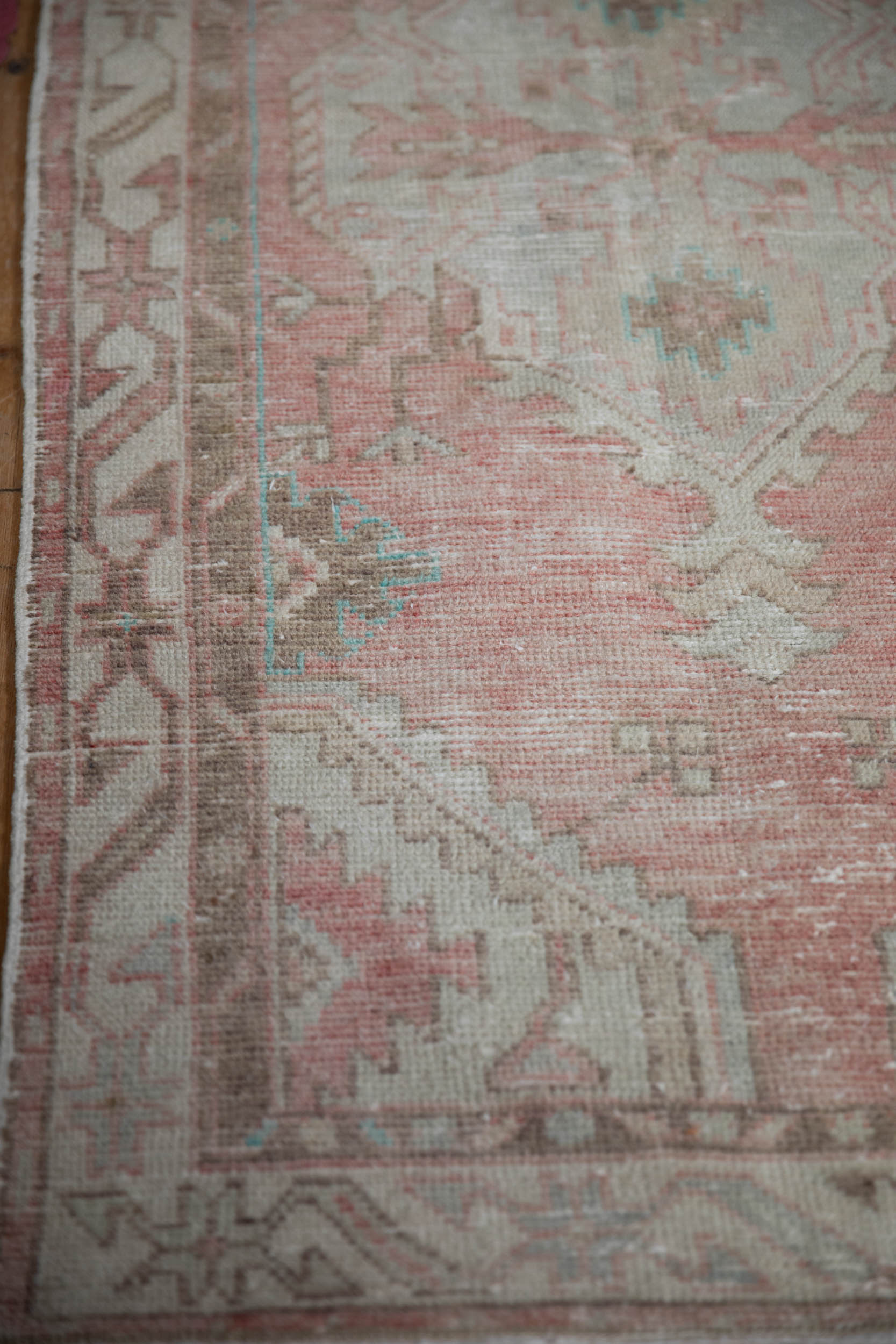 2.5x5.5 Vintage Distressed Oushak Rug Runner by Old New House® - product image 5 for Resin Society
