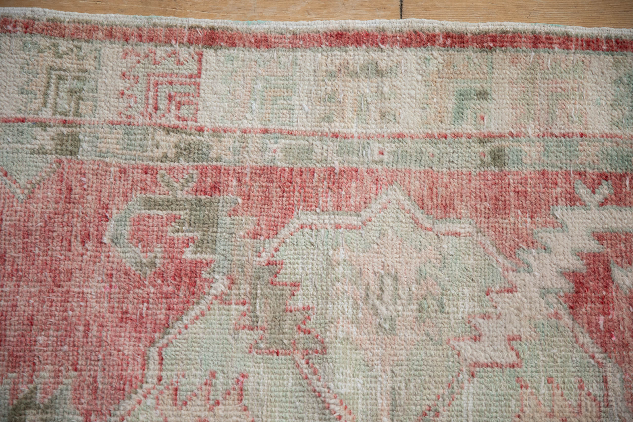 2.5x5 Vintage Distressed Oushak Rug Runner by Old New House® - product image 3 for Resin Society