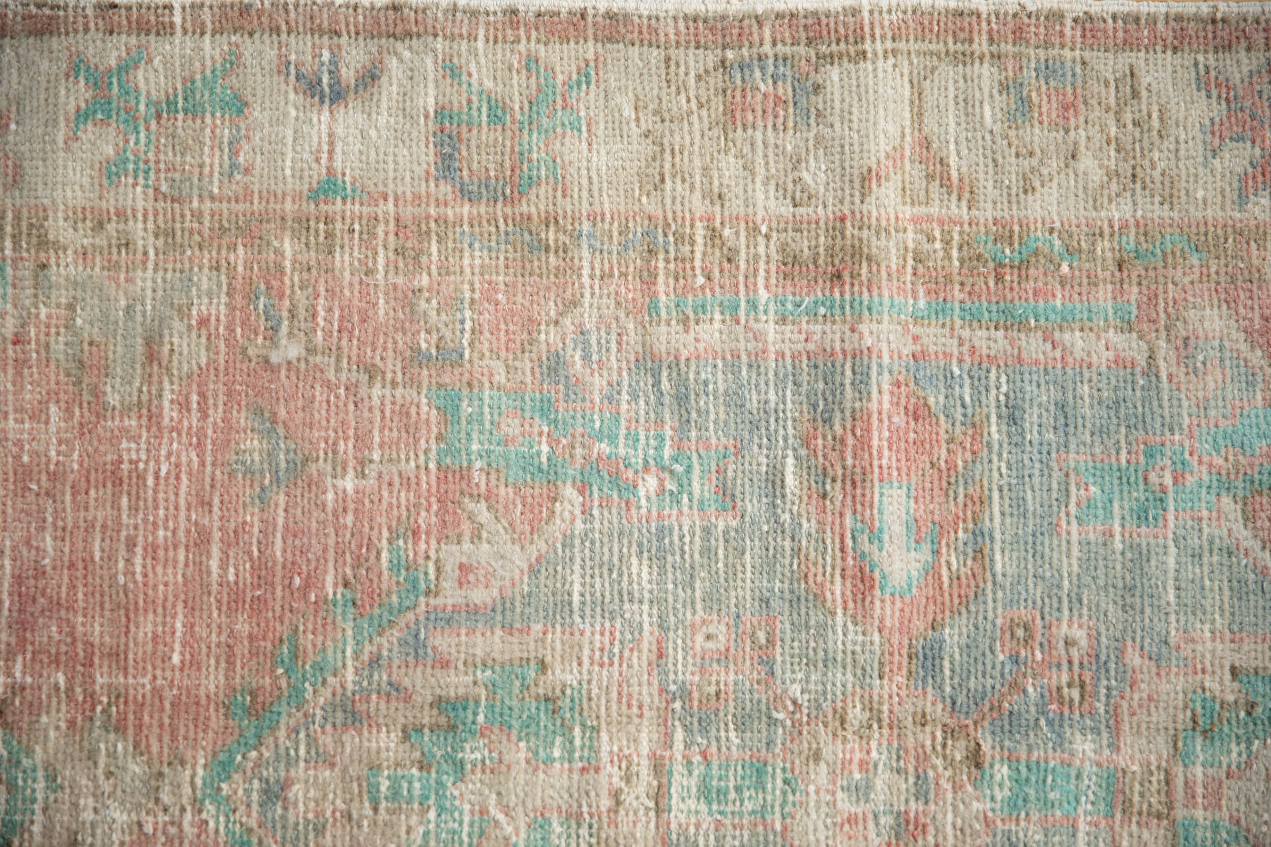 2.5x5.5 Vintage Distressed Oushak Rug Runner by Old New House® - product image 3 for Resin Society