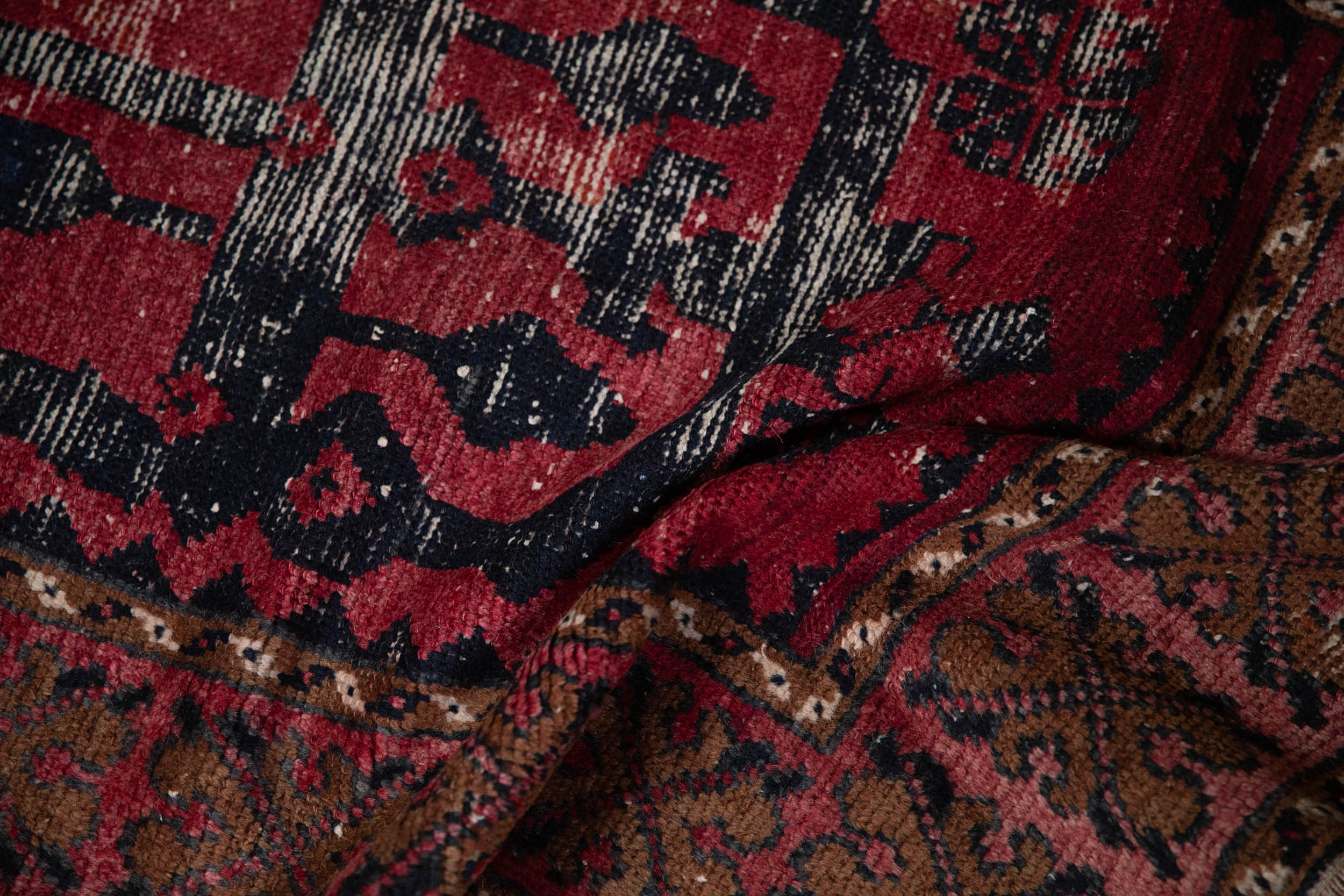 2.5x4.5 Vintage Distressed Oushak Rug by Old New House® - product image 7 for Resin Society