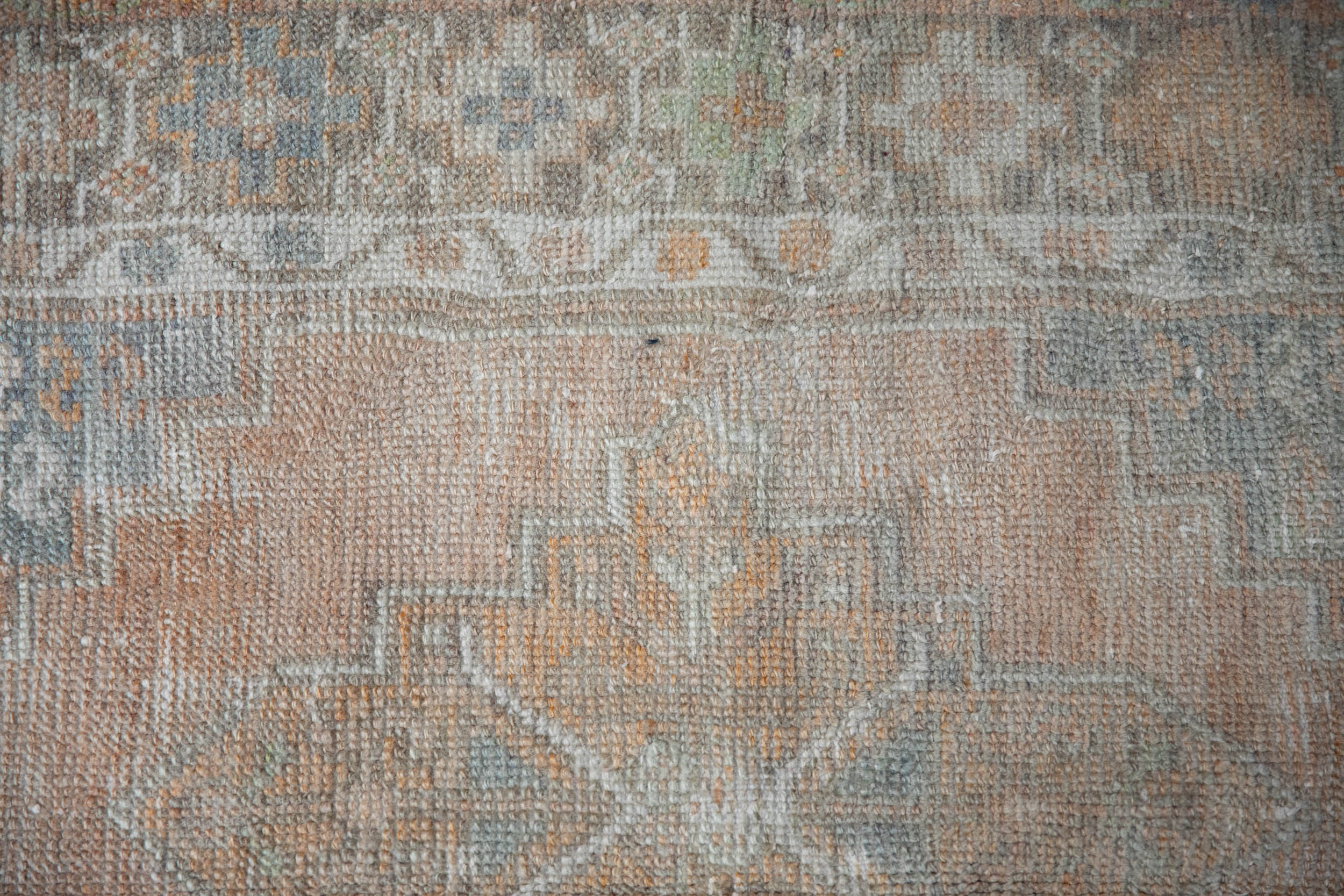 2.5x4 Vintage Distressed Oushak Rug by Old New House® - product image 3 for Resin Society