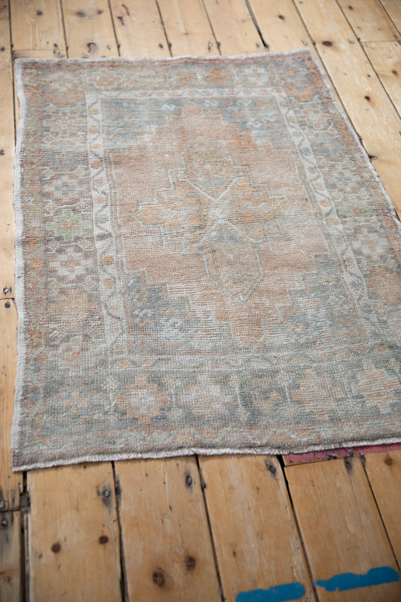 2.5x4 Vintage Distressed Oushak Rug by Old New House® - product image 4 for Resin Society