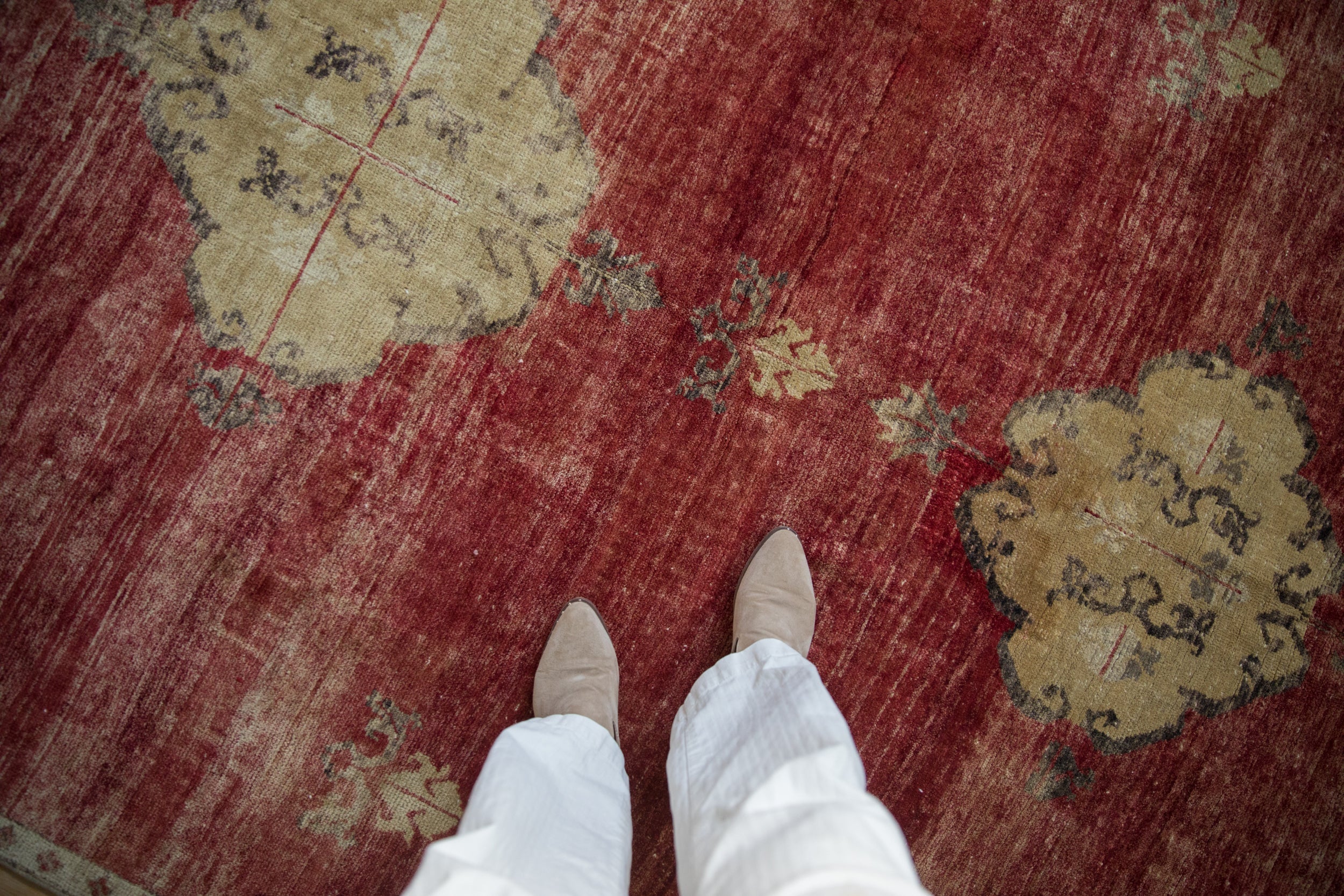 6x7 Vintage Fragment Kars Square Carpet by Old New House® - product image 2 for Resin Society