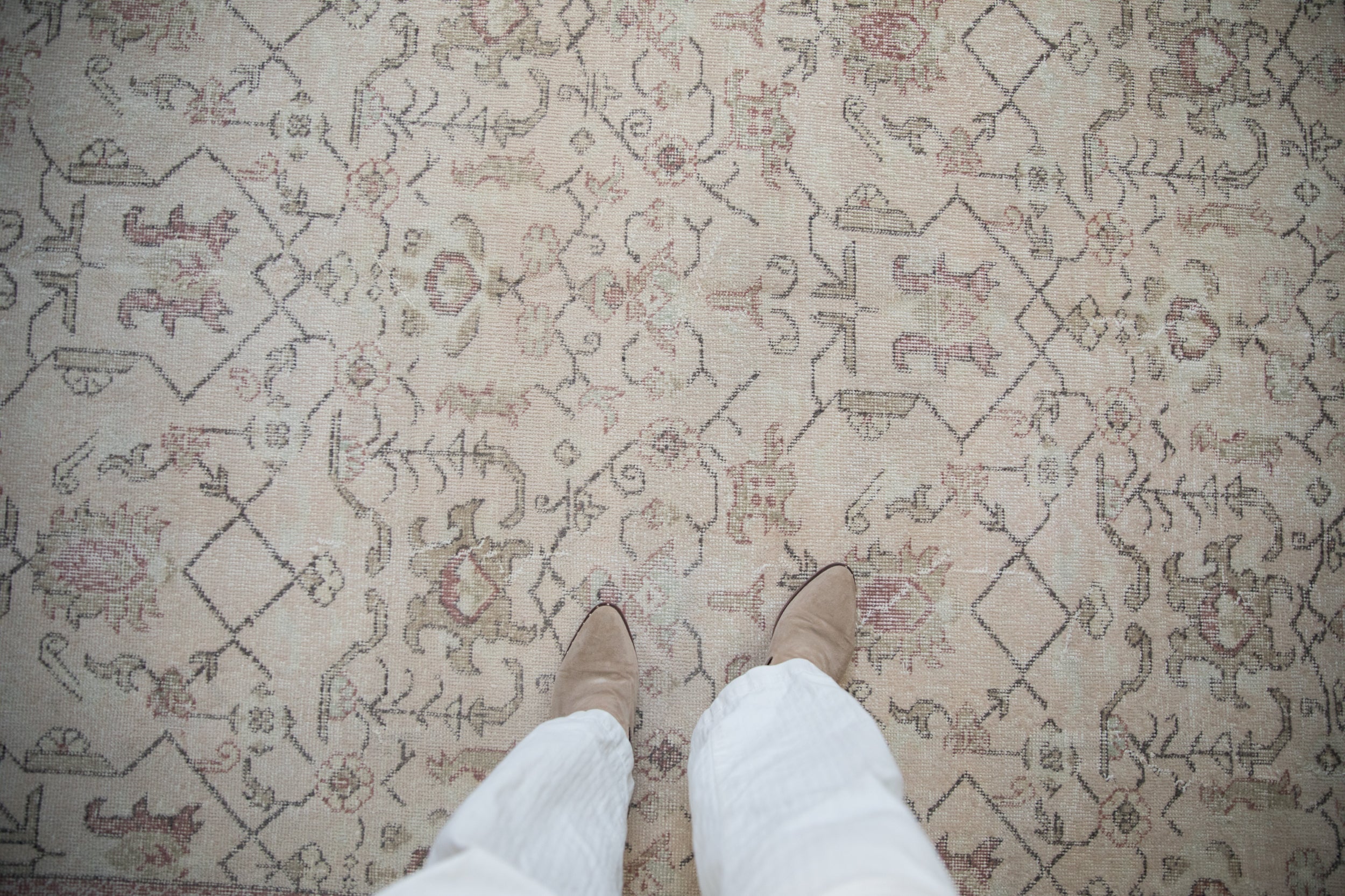 7x10.5 Vintage Distressed Oushak Carpet by Old New House® - product image 2 for Resin Society