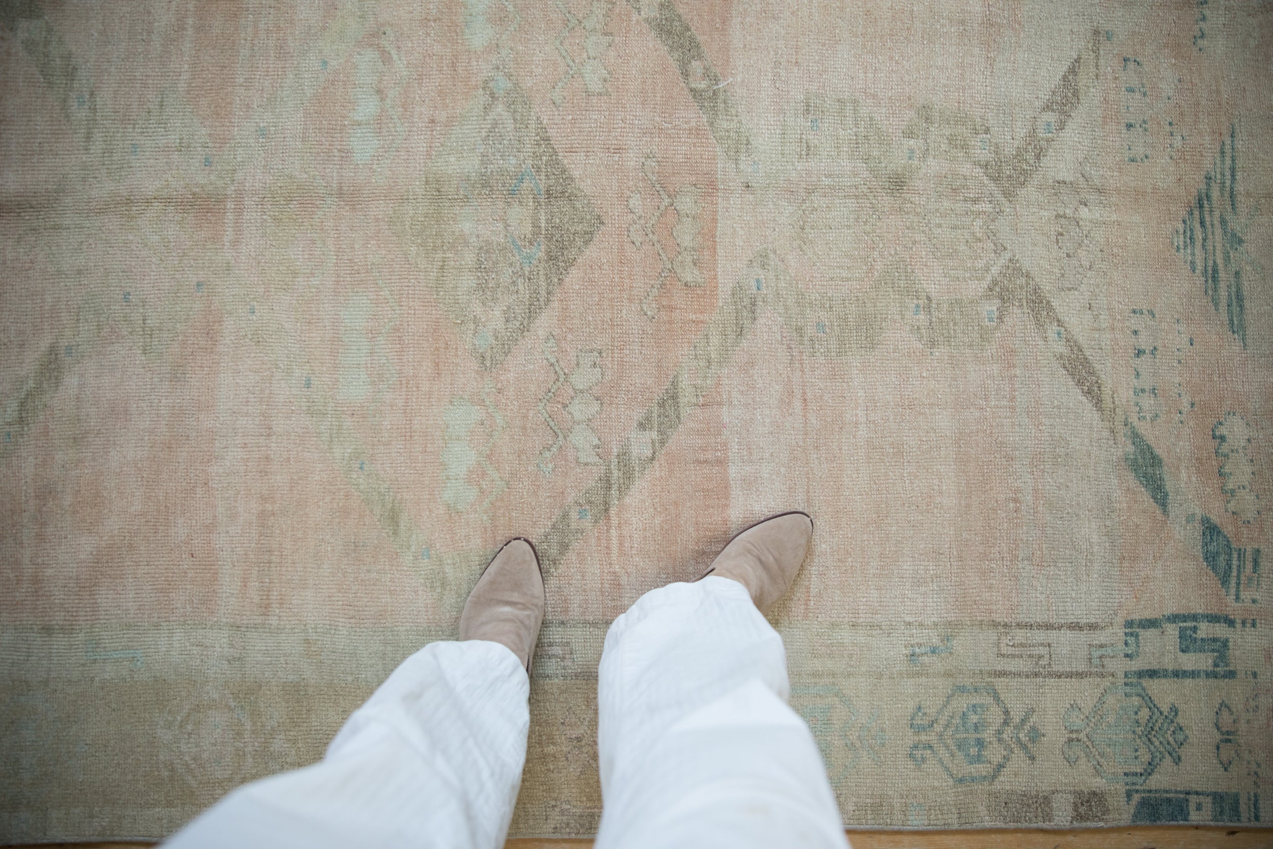 5x11 Vintage Distressed Oushak Rug Runner by Old New House® - product image 2 for Resin Society