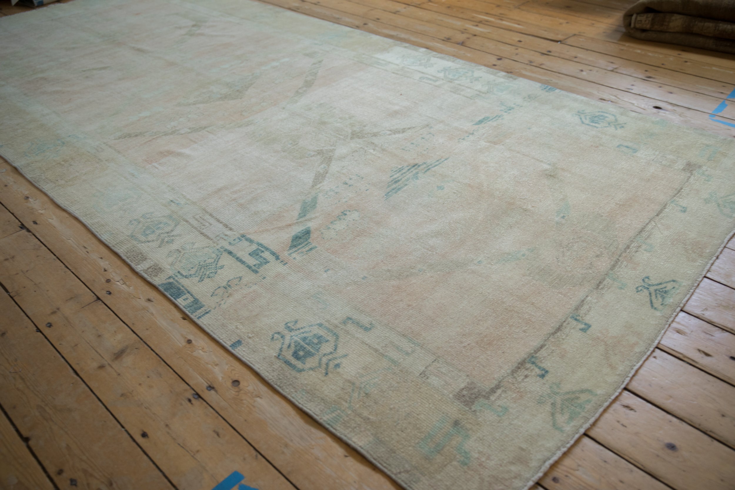 5x11 Vintage Distressed Oushak Rug Runner by Old New House® - product image 5 for Resin Society